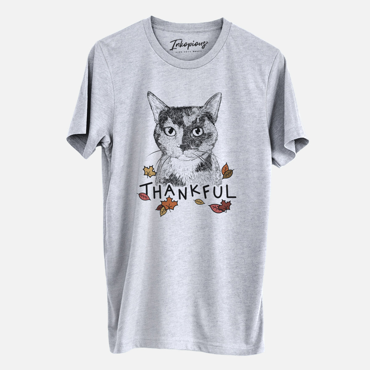 Thankful Spooky Kitty the Tortoiseshell Cat - Unisex Crewneck