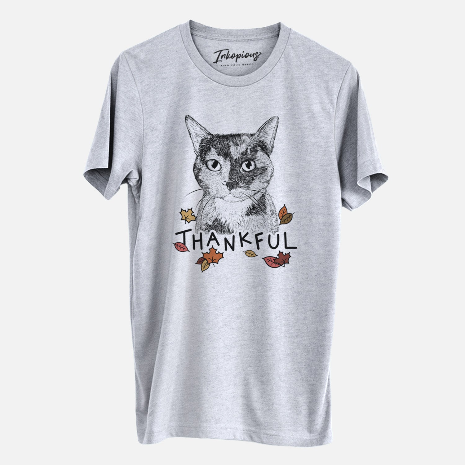Thankful Spooky Kitty the Tortoiseshell Cat - Unisex Crewneck