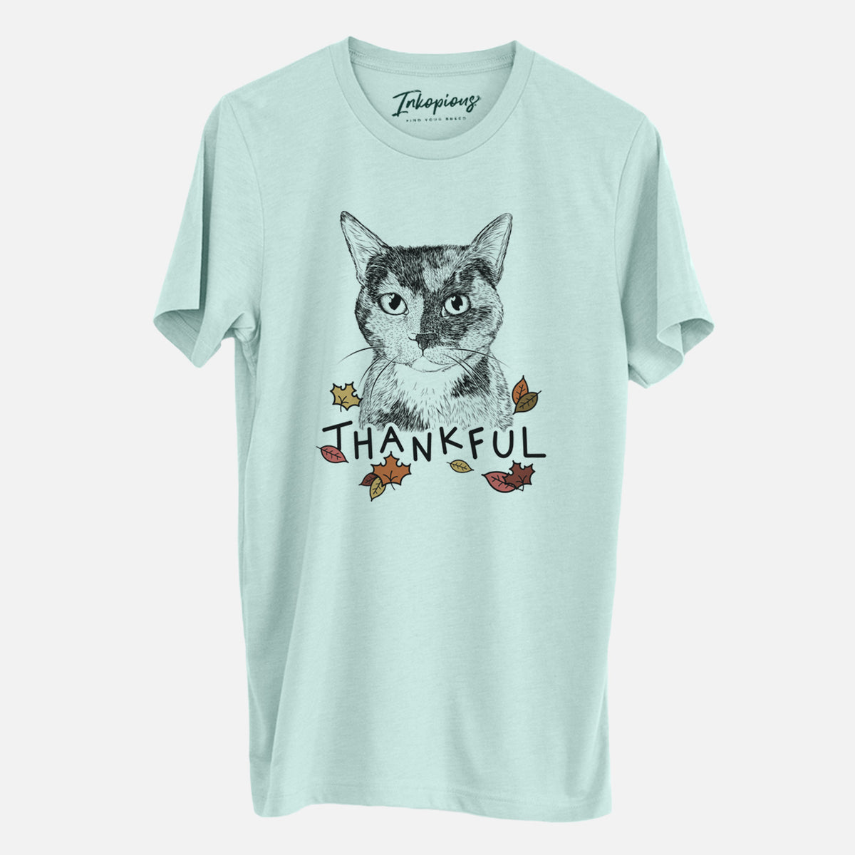 Thankful Spooky Kitty the Tortoiseshell Cat - Unisex Crewneck