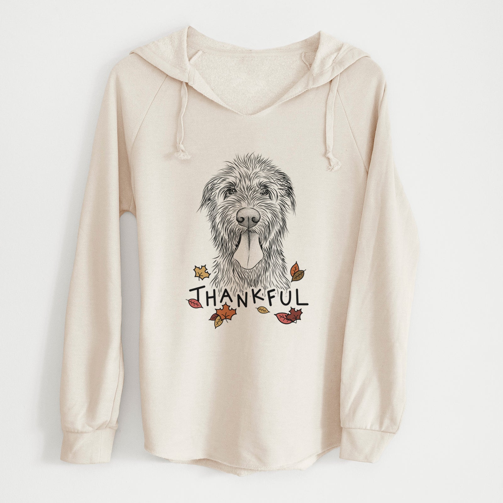 Thankful Sullivan the Irish Wolfhound - Cali Wave Hooded Sweatshirt