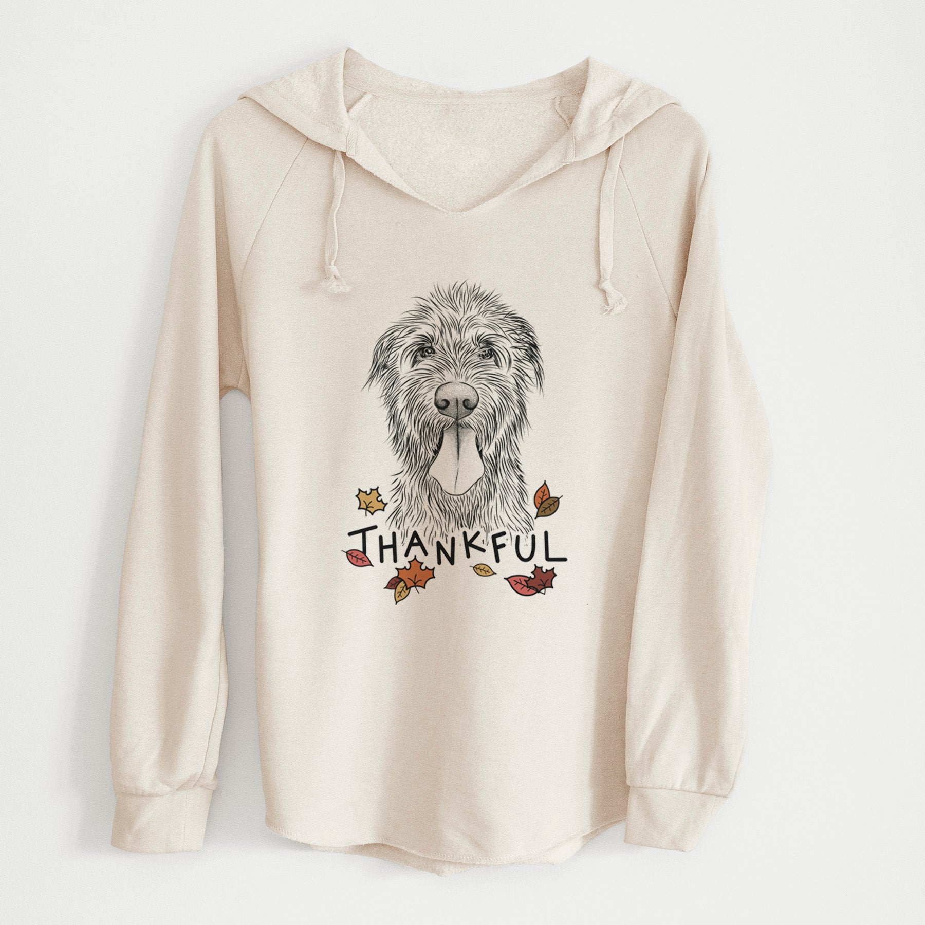 Thankful Sullivan the Irish Wolfhound - Cali Wave Hooded Sweatshirt