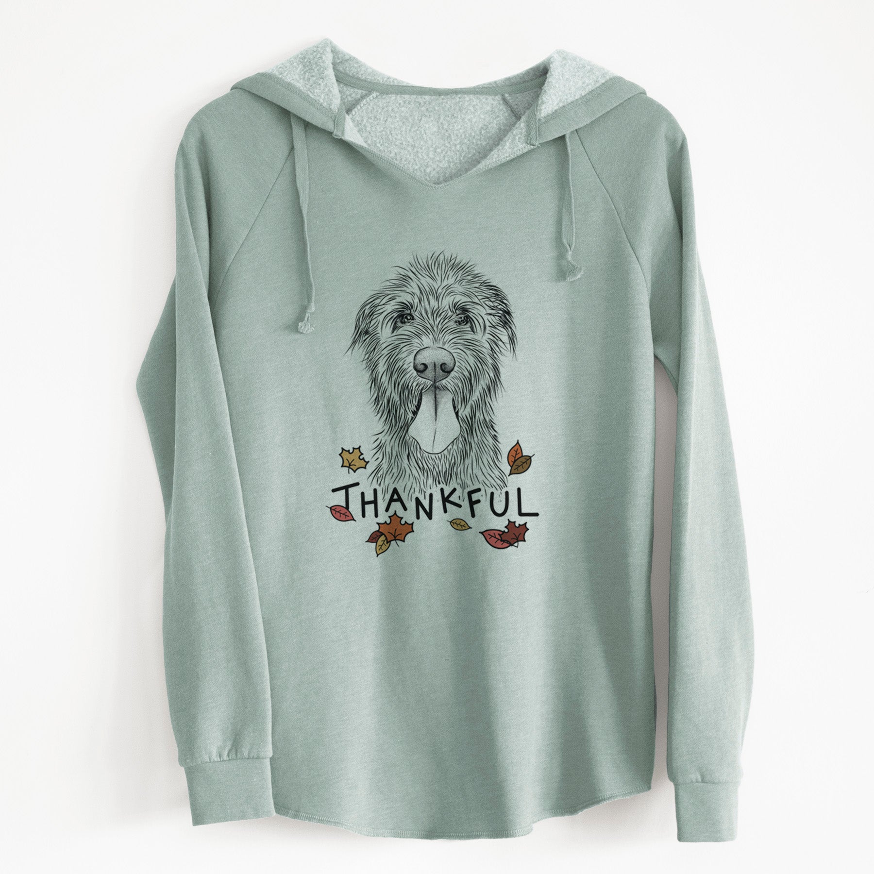 Thankful Sullivan the Irish Wolfhound - Cali Wave Hooded Sweatshirt