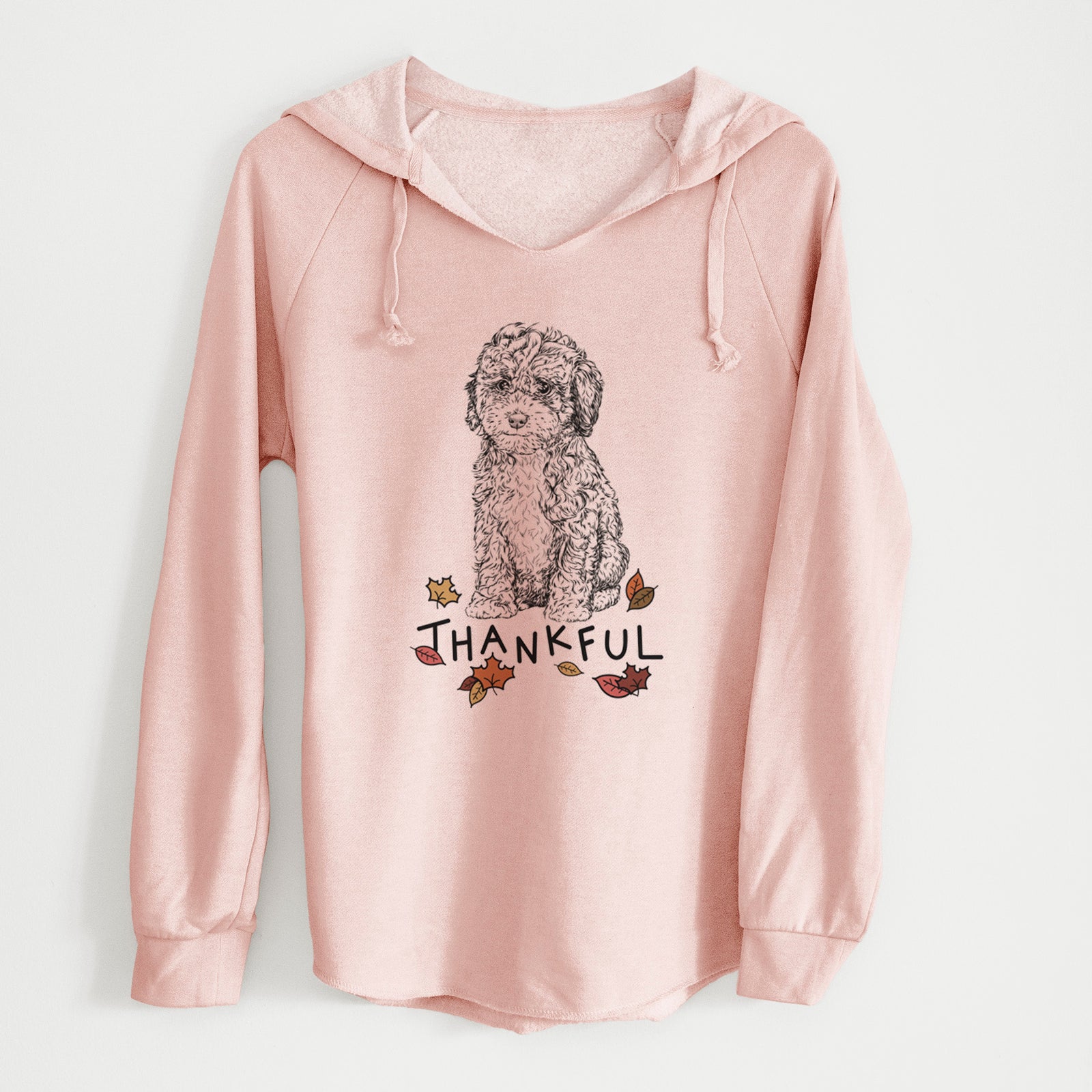 Thankful Sweet Tea the Mini Doodle - Cali Wave Hooded Sweatshirt
