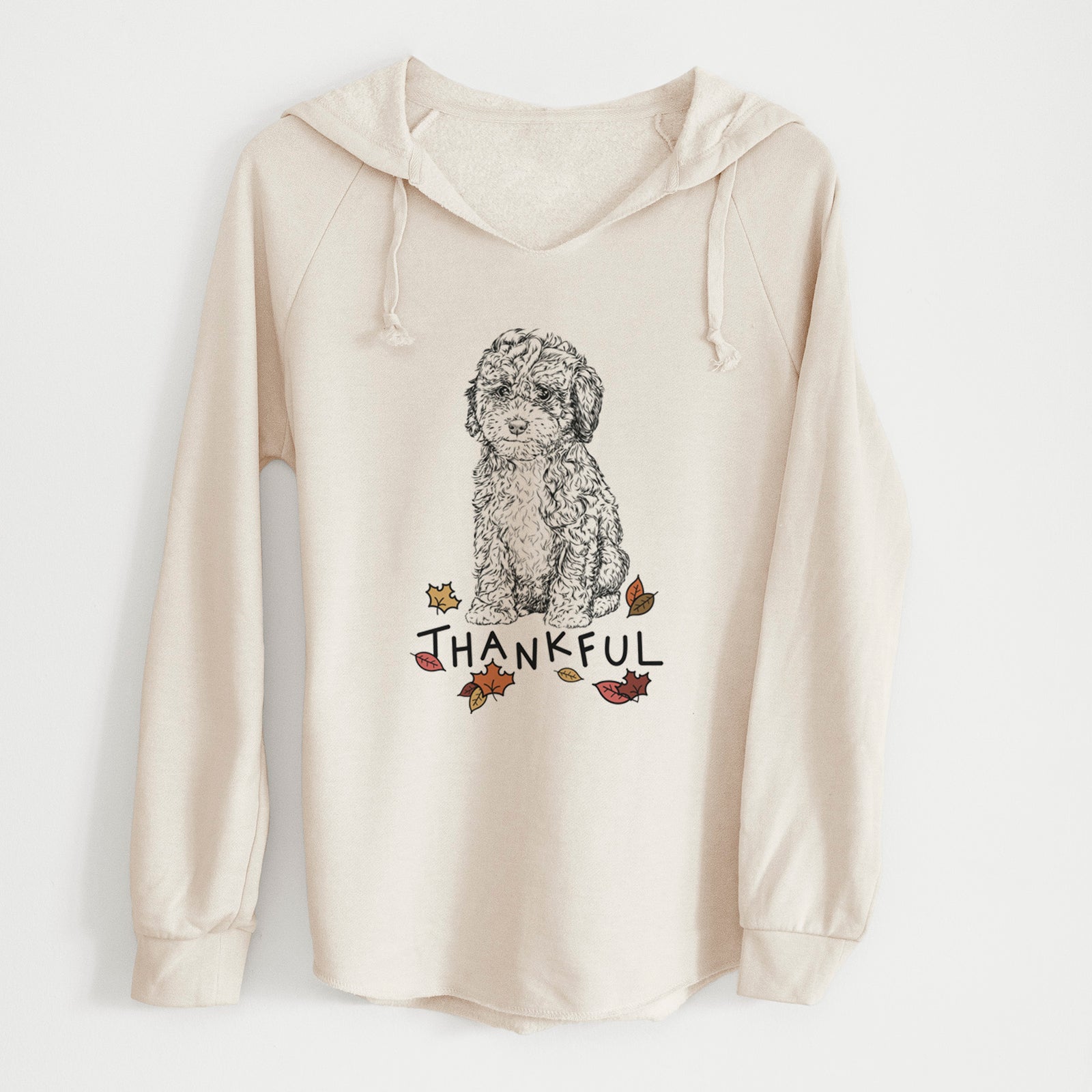 Thankful Sweet Tea the Mini Doodle - Cali Wave Hooded Sweatshirt