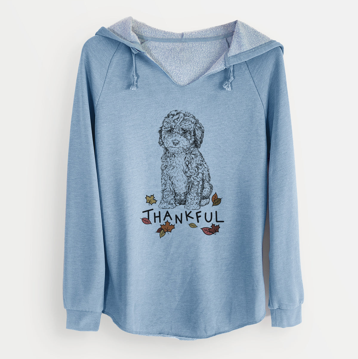 Thankful Sweet Tea the Mini Doodle - Cali Wave Hooded Sweatshirt