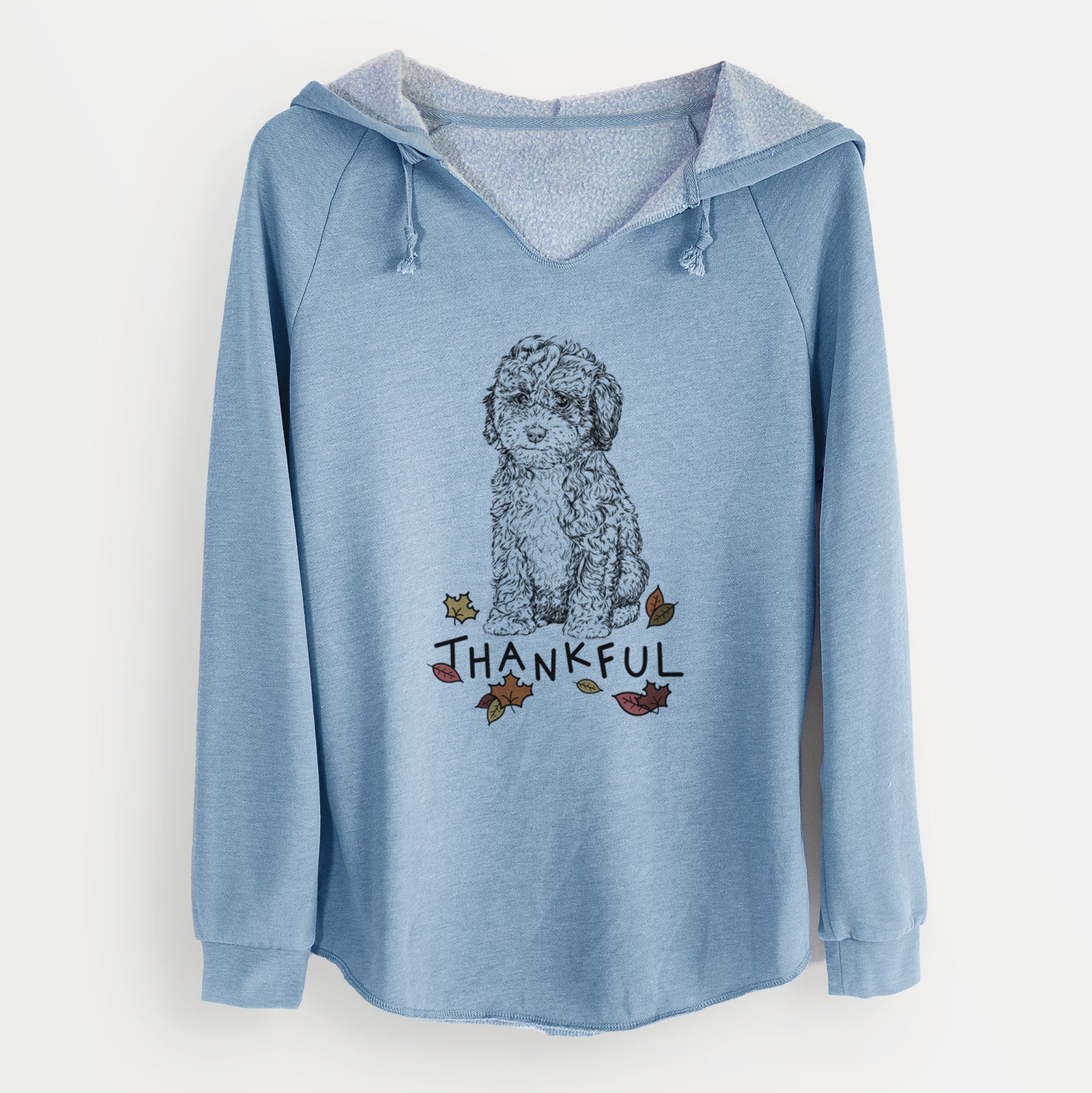 Thankful Sweet Tea the Mini Doodle - Cali Wave Hooded Sweatshirt