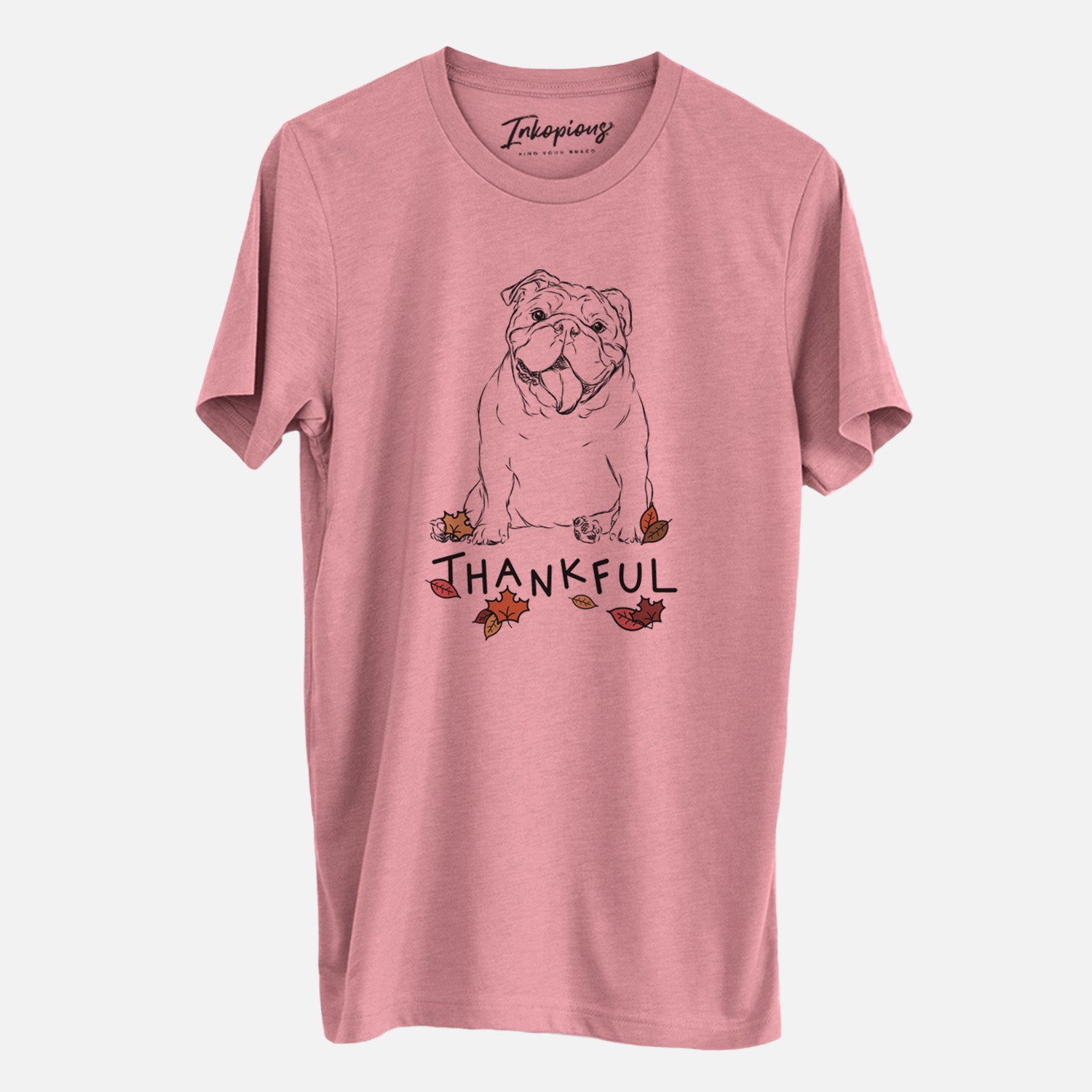 Thankful Tank the English Bulldog - Unisex Crewneck