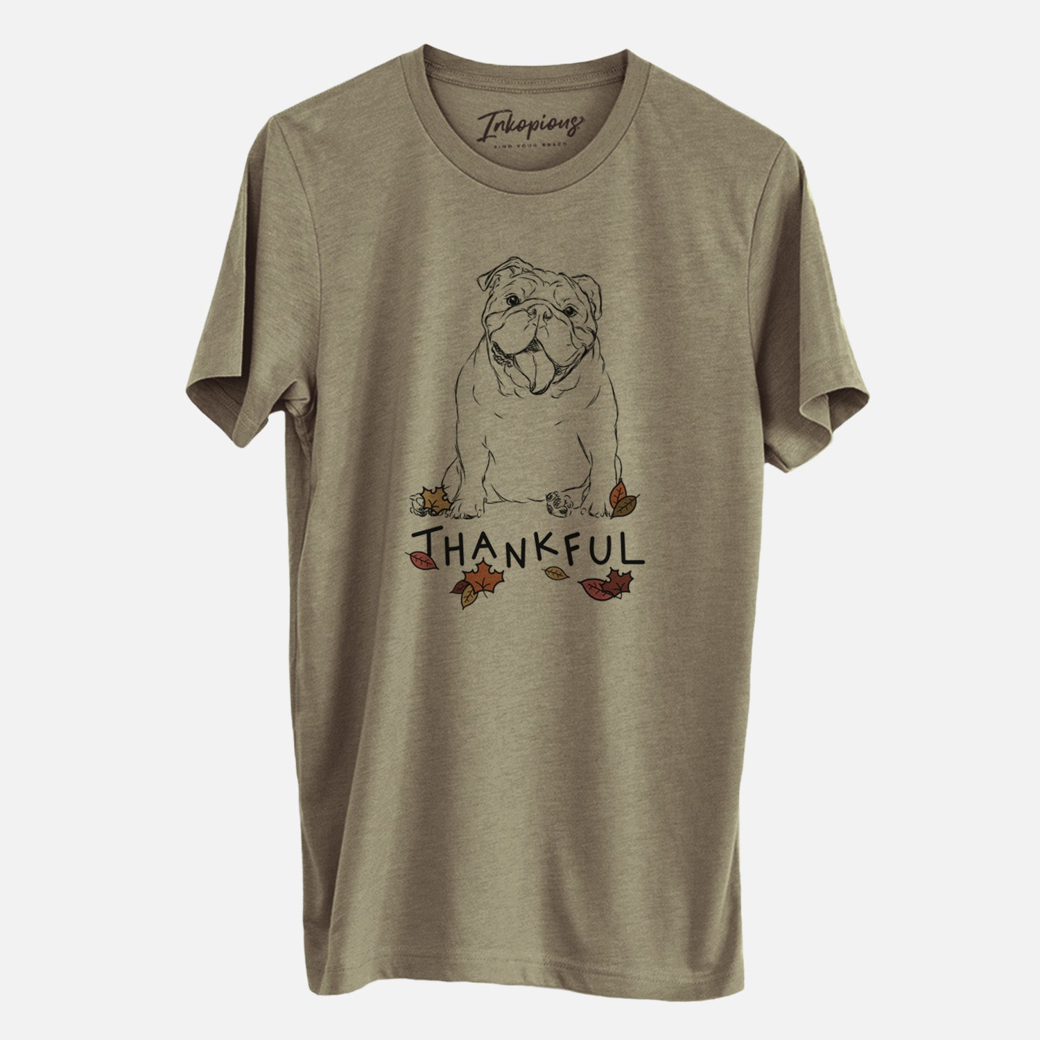 Thankful Tank the English Bulldog - Unisex Crewneck