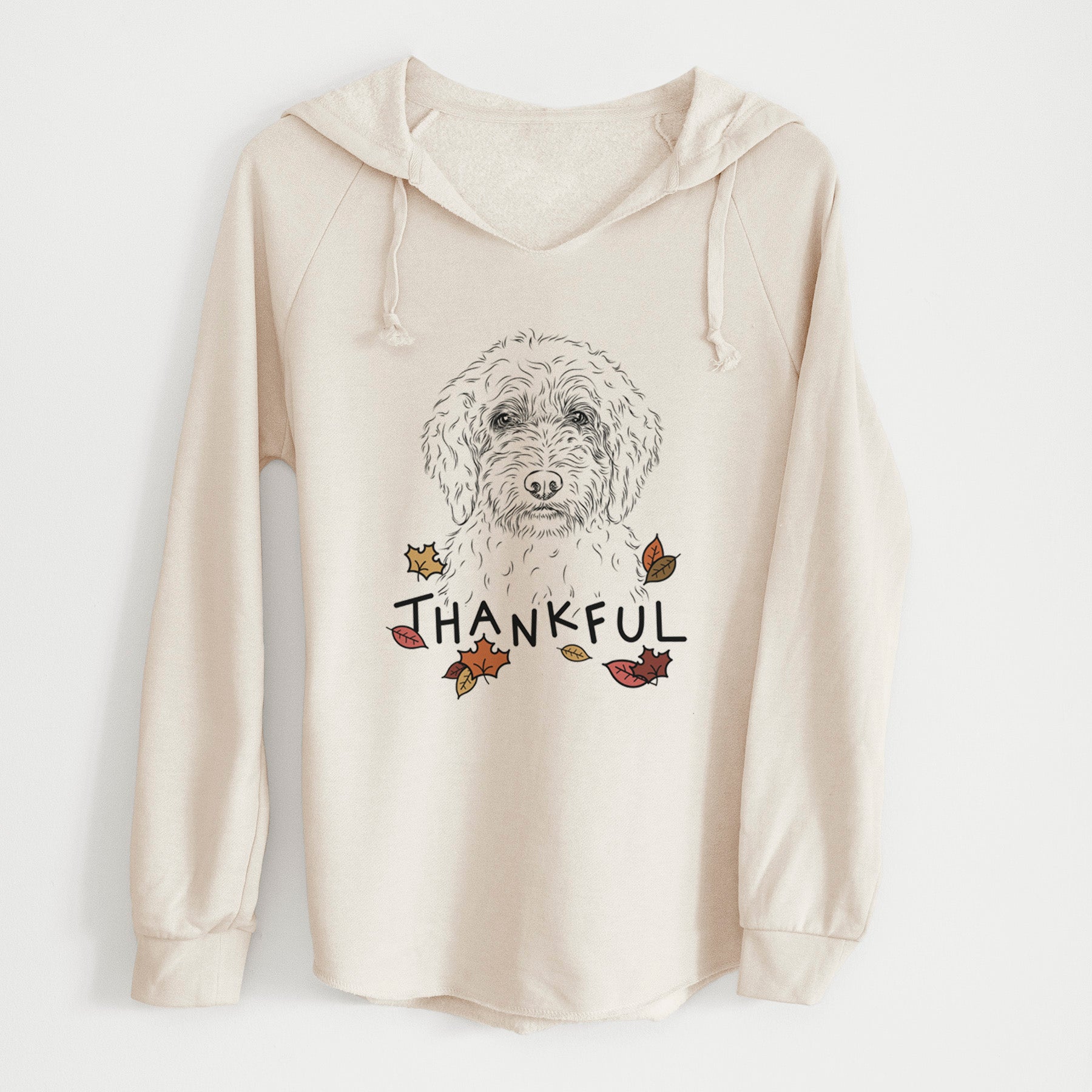 Thankful Teddy the Labradoodle - Cali Wave Hooded Sweatshirt