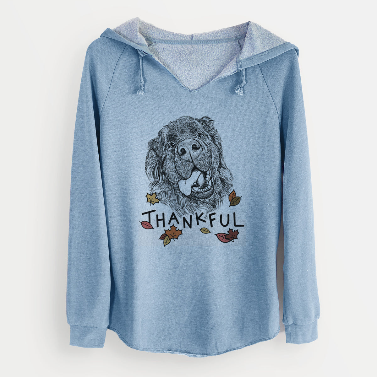 Thankful Tuna the Newfoundland - Cali Wave Hooded Sweatshirt