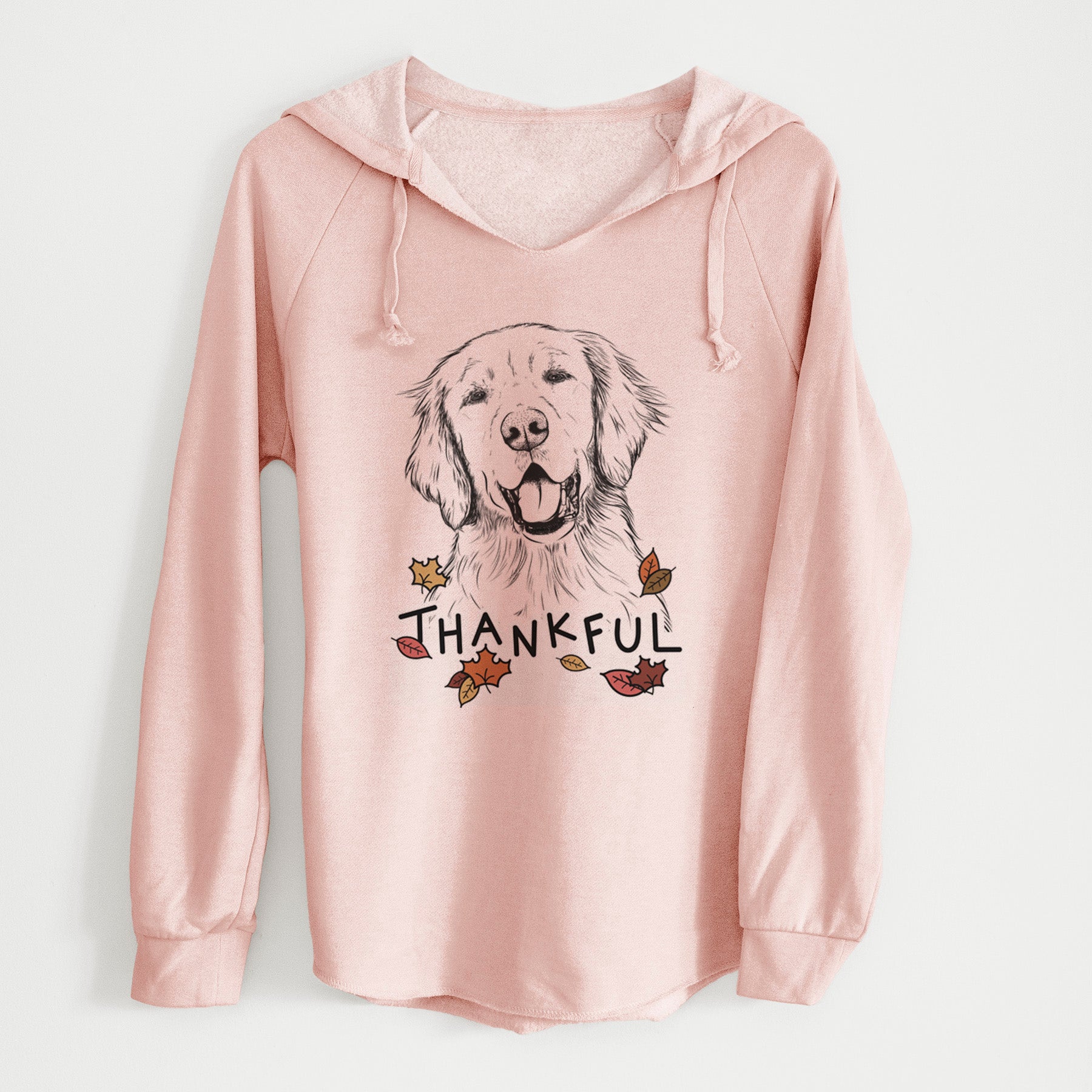 Thankful Wallace the Golden Retriever - Cali Wave Hooded Sweatshirt