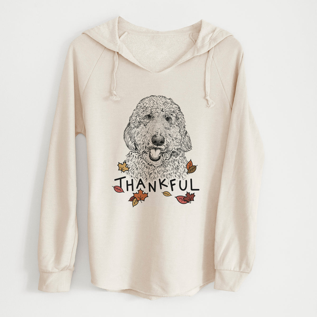 Thankful Whisper the Goldendoodle - Cali Wave Hooded Sweatshirt