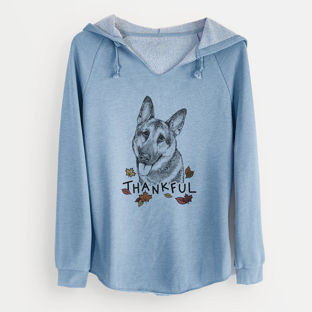 Thankful Whitaker the German Shepherd - Cali Wave Hooded Sweatshirt