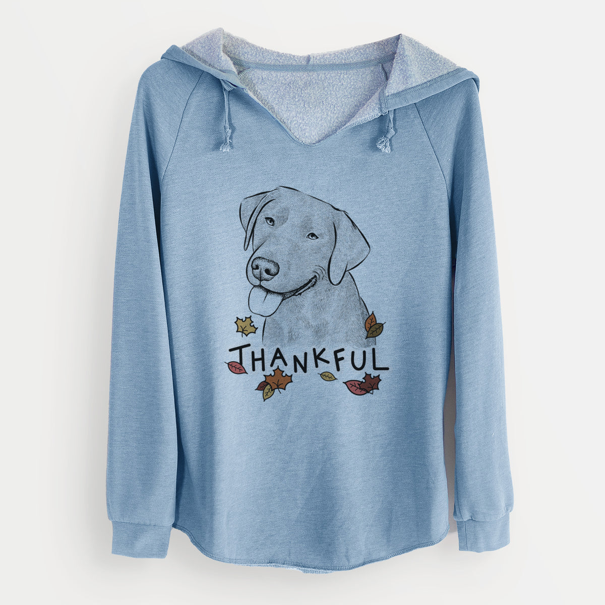 Thankful Zeppelin the Black Labrador - Cali Wave Hooded Sweatshirt