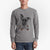 Thankful Zoey the Mixed Breed - Men's Heavyweight 100% Cotton Long Sleeve