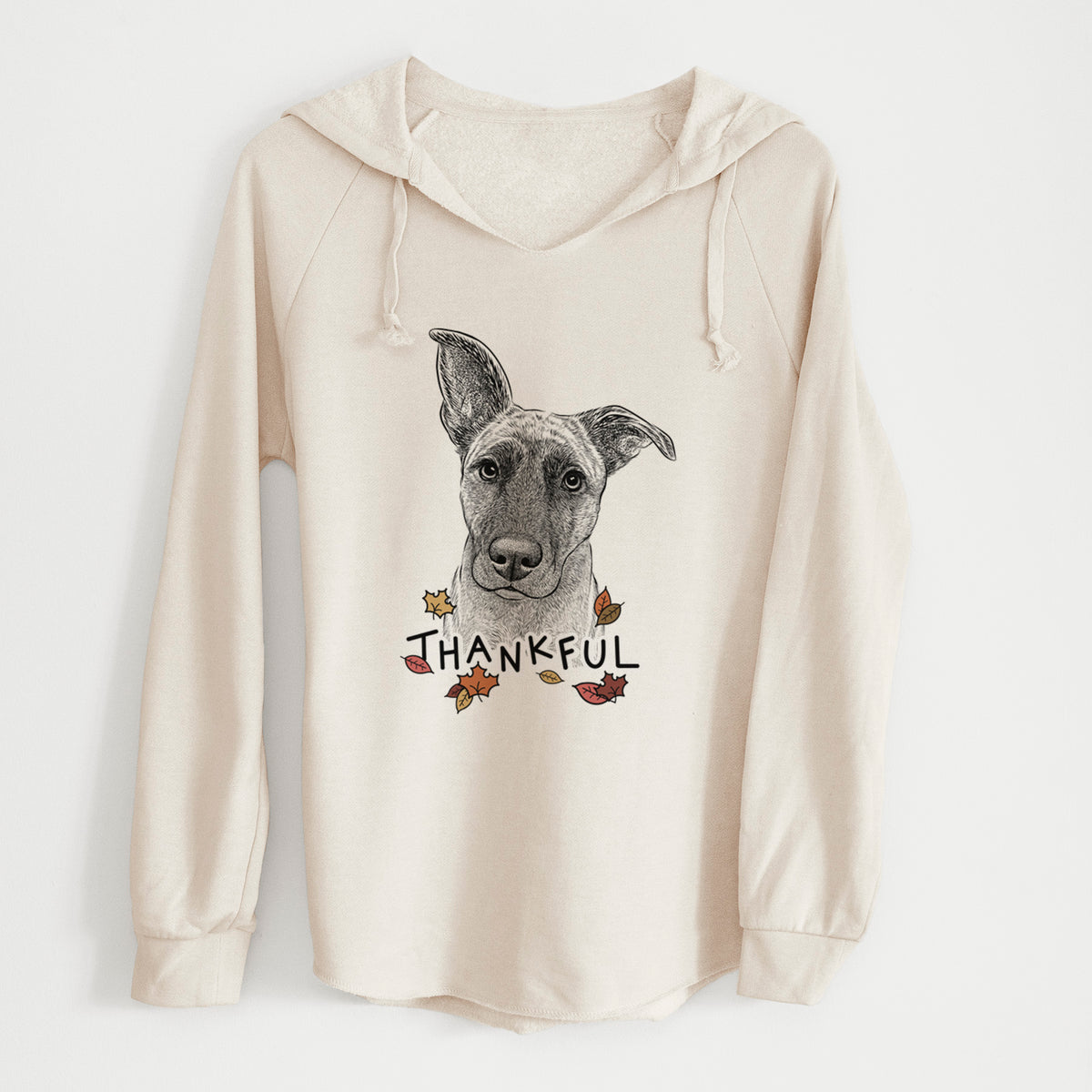 Thankful Zoey the Mixed Breed - Cali Wave Hooded Sweatshirt