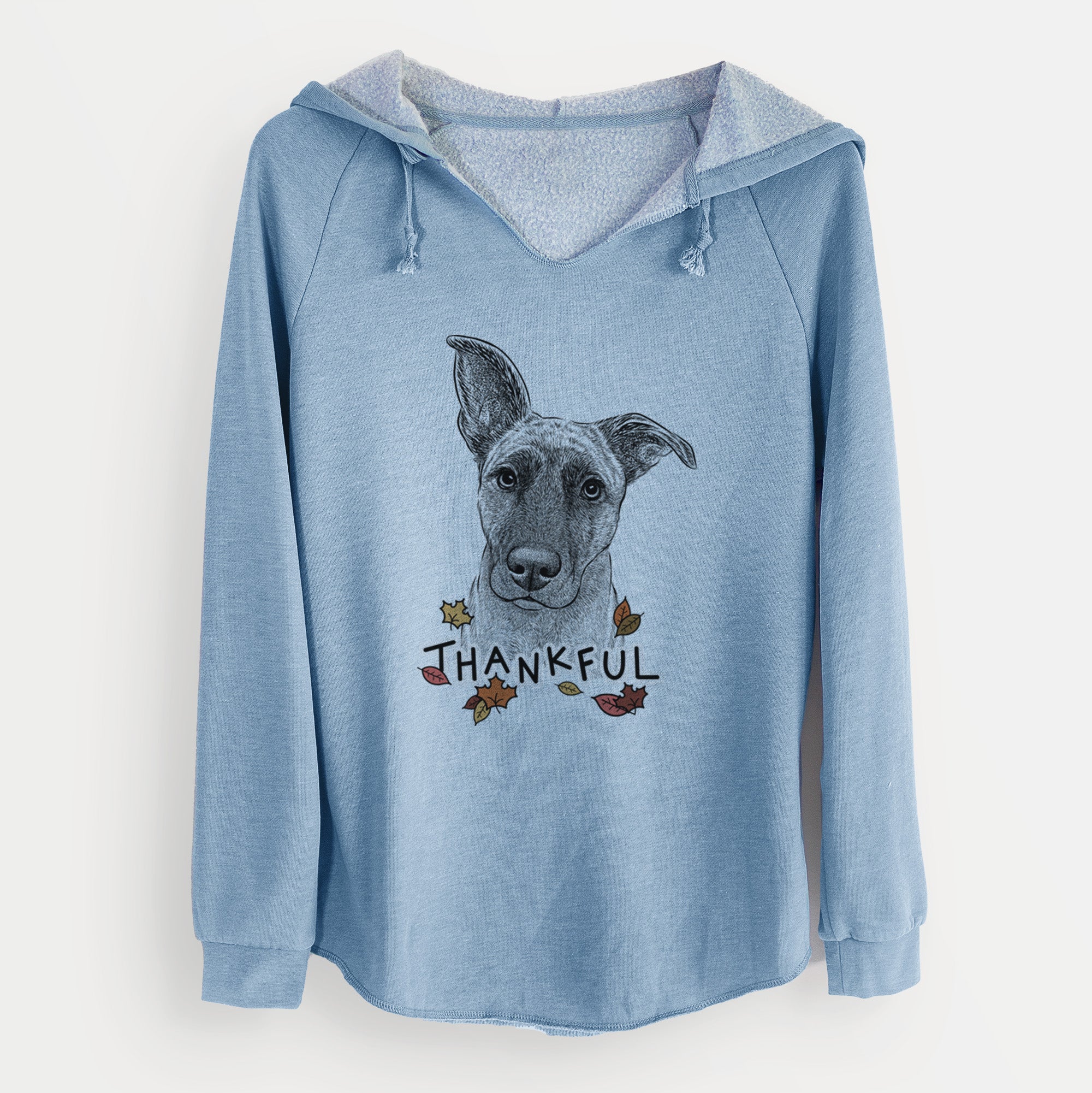 Thankful Zoey the Mixed Breed - Cali Wave Hooded Sweatshirt