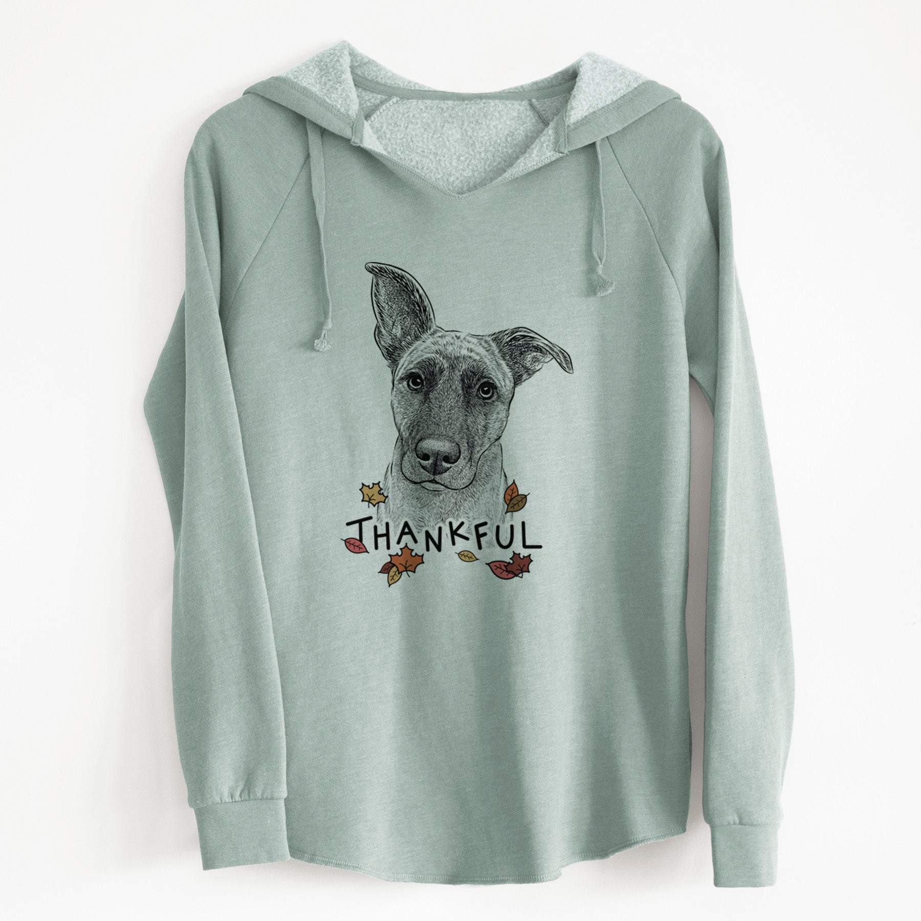 Thankful Zoey the Mixed Breed - Cali Wave Hooded Sweatshirt