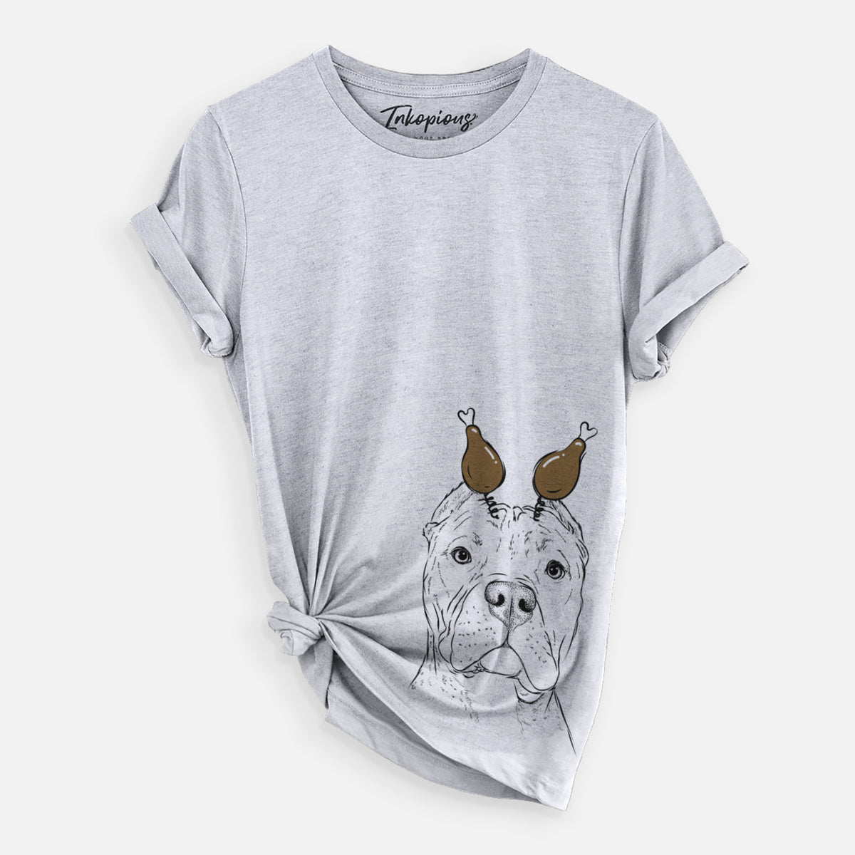 Thanksgiving Bam Bam the Pitbull - Unisex Crewneck