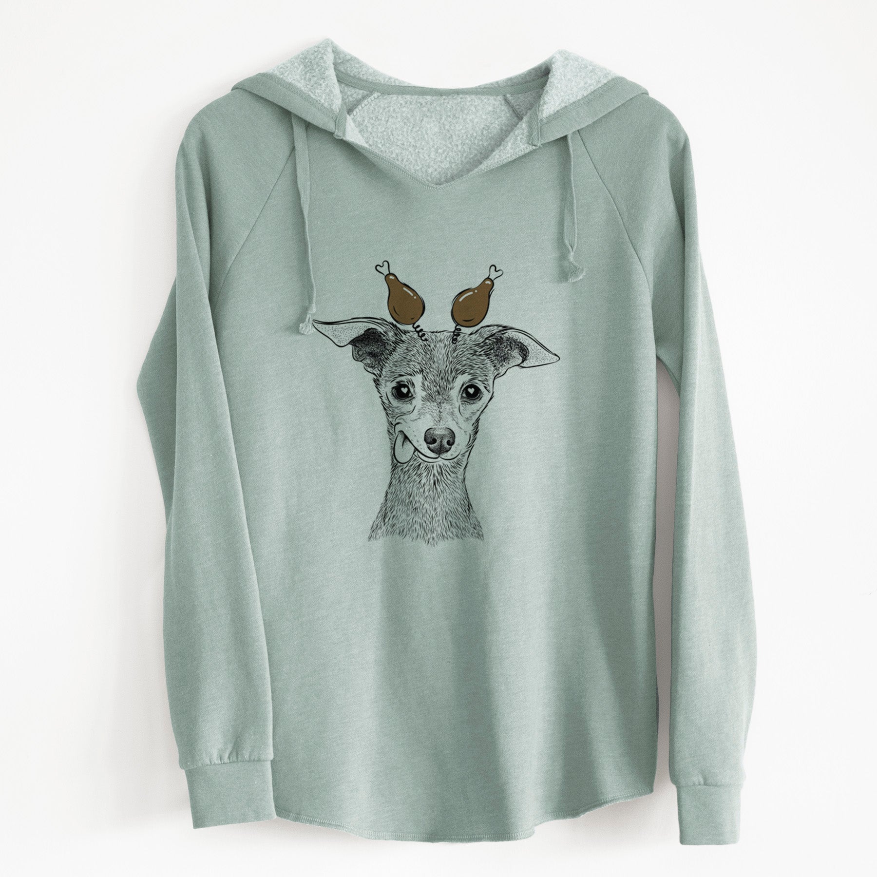 Thanksgiving Bebe the Chihuahua - Cali Wave Hooded Sweatshirt