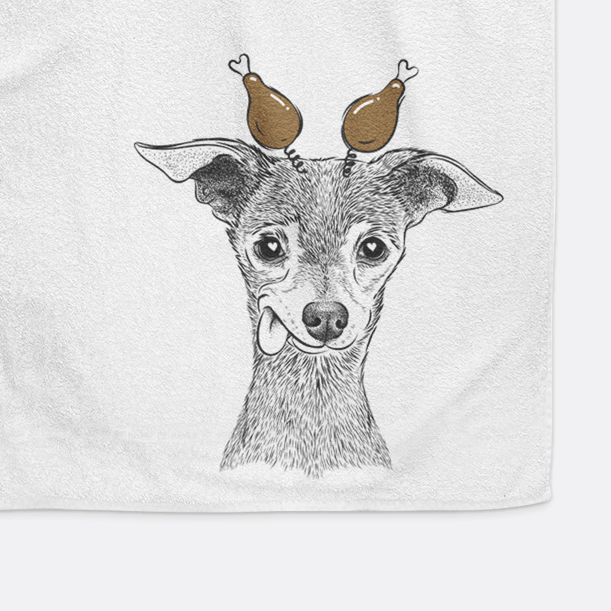 Bebe the Chihuahua Decorative Hand Towel