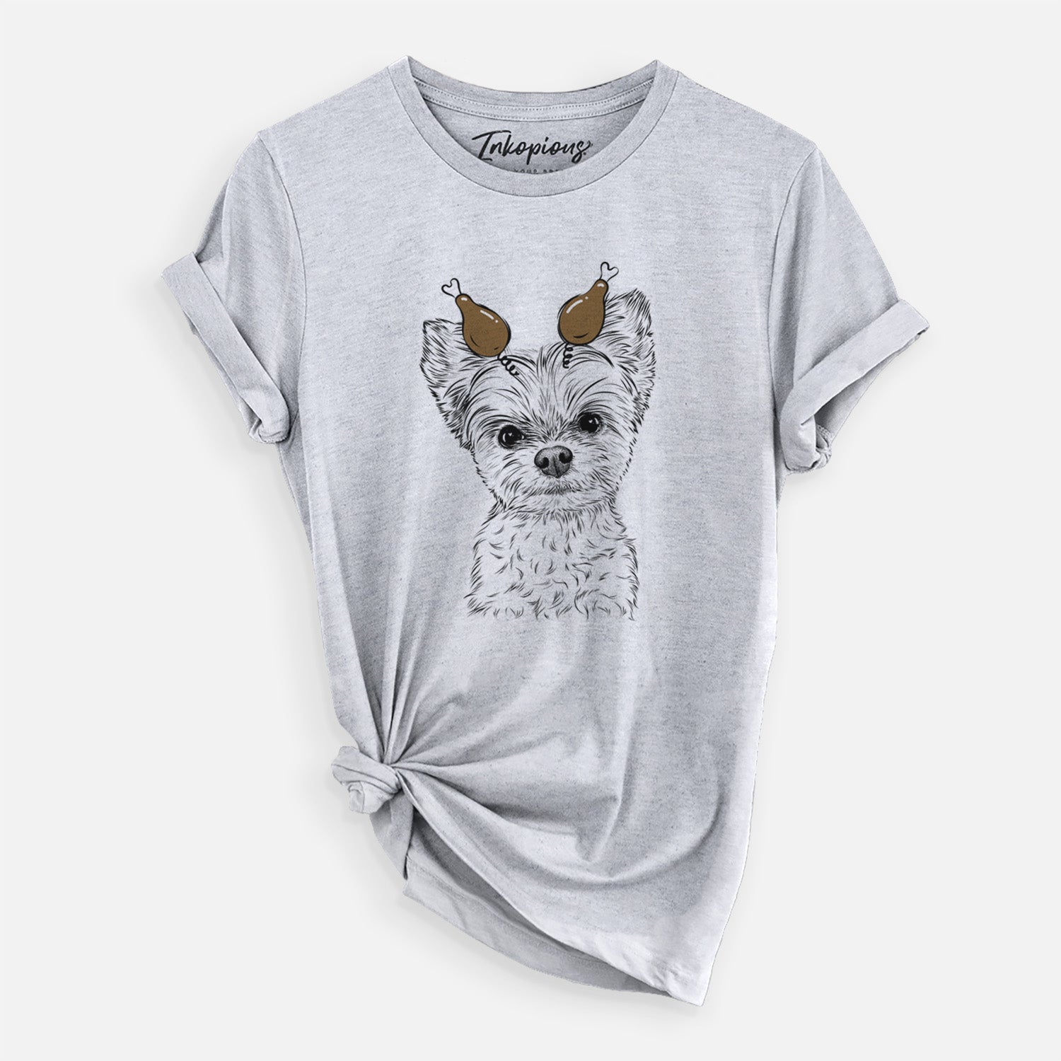 Thanksgiving Chance the Yapper the Yorkshire Terrier - Unisex Crewneck