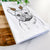 Chew Chew the French Bulldog Tea Towel