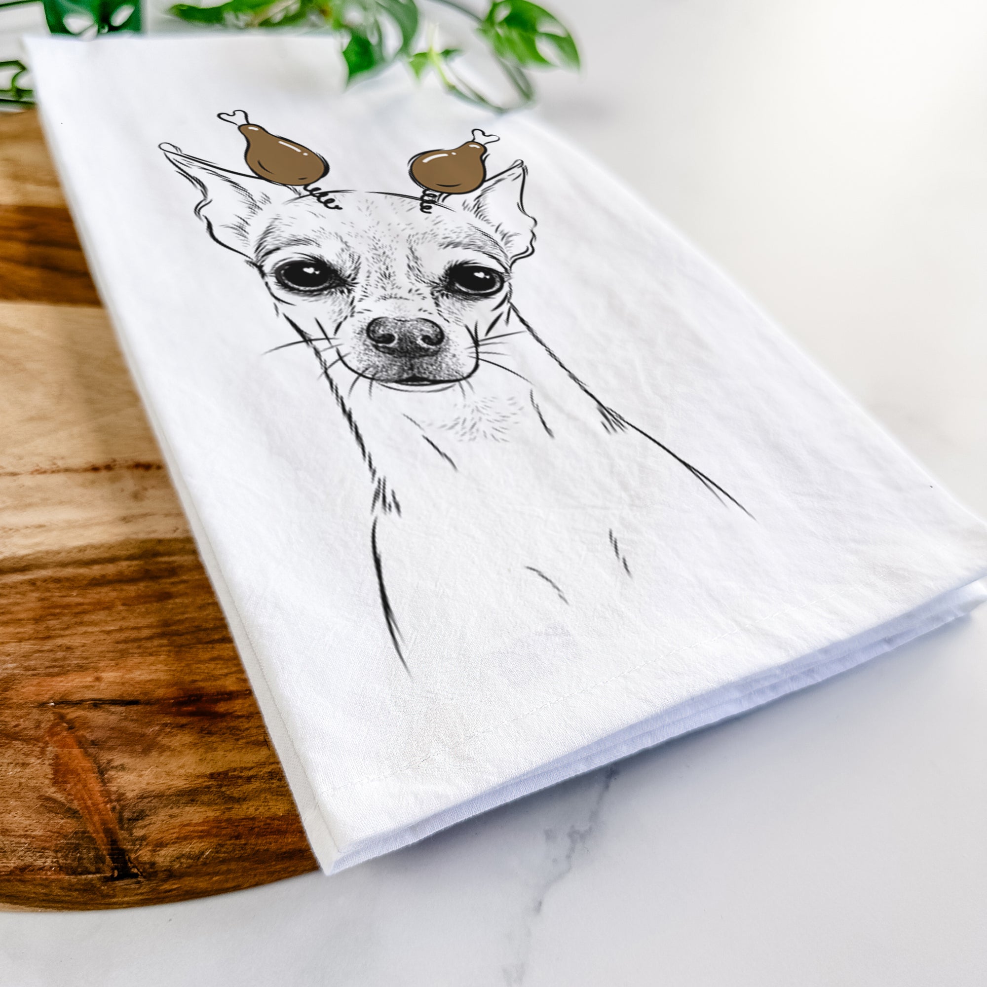 Emee the Chihuahua Tea Towel