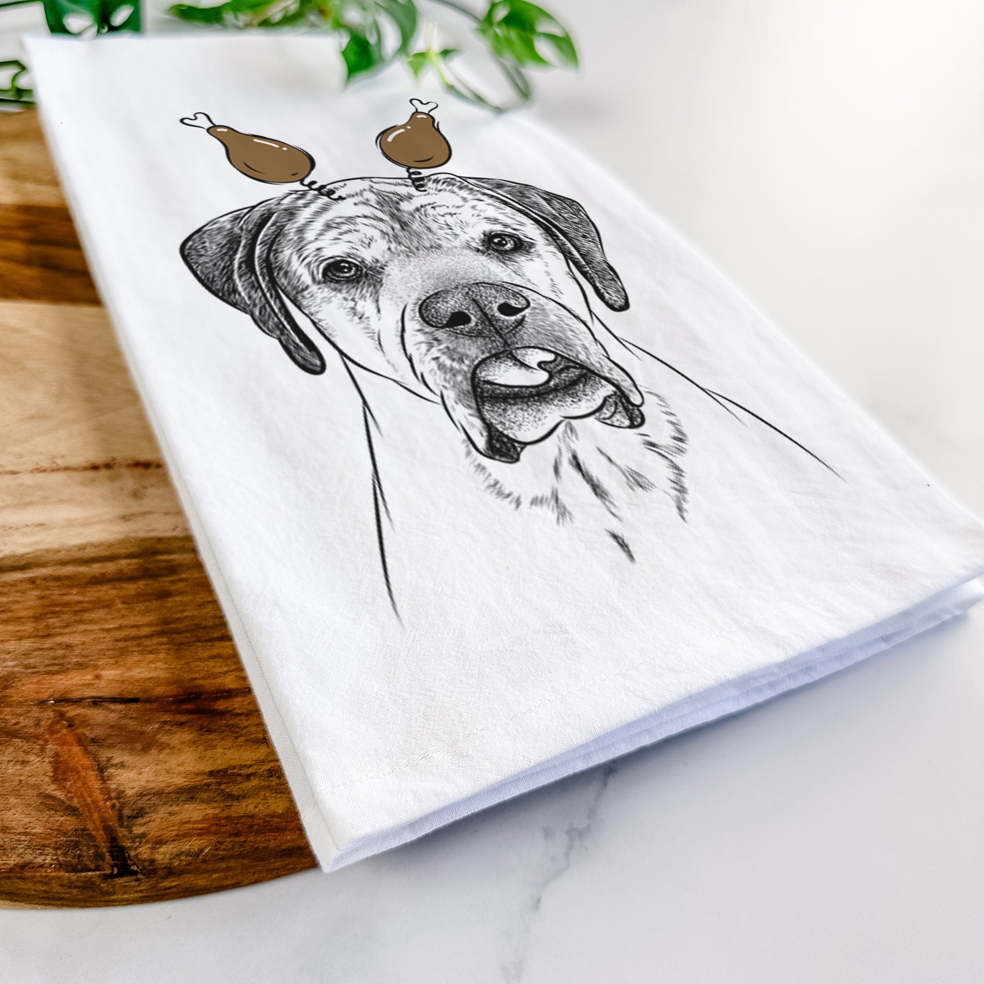 Emma the English Mastiff Tea Towel