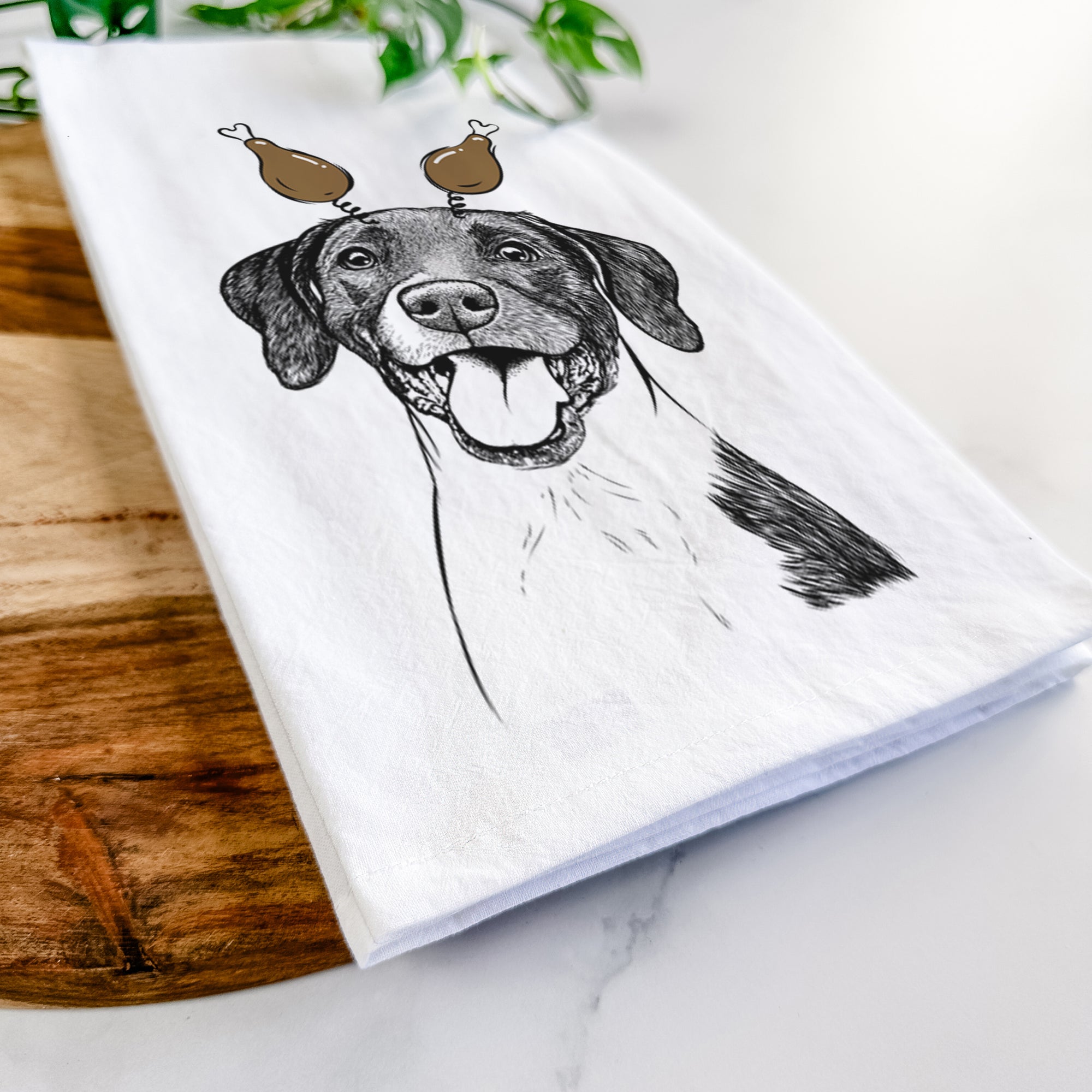 Harper the Mixed Breed Tea Towel