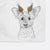 Heidi the Schnauzer Mix Decorative Hand Towel