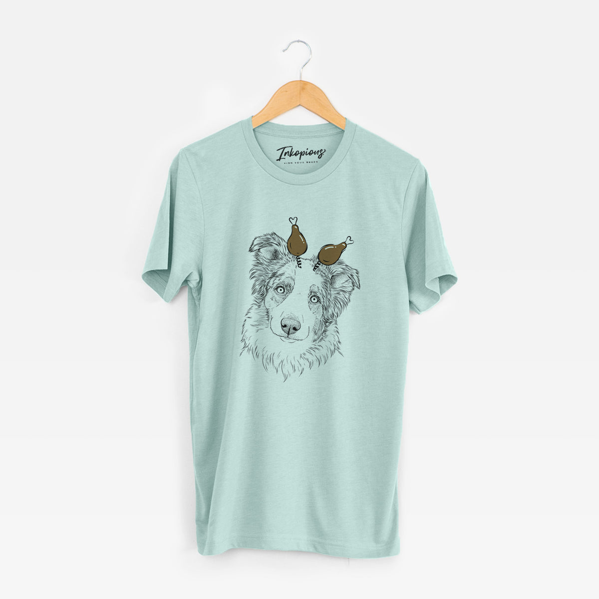 Thanksgiving HoneyBee the Miniature Australian Shepherd - Unisex Crewneck