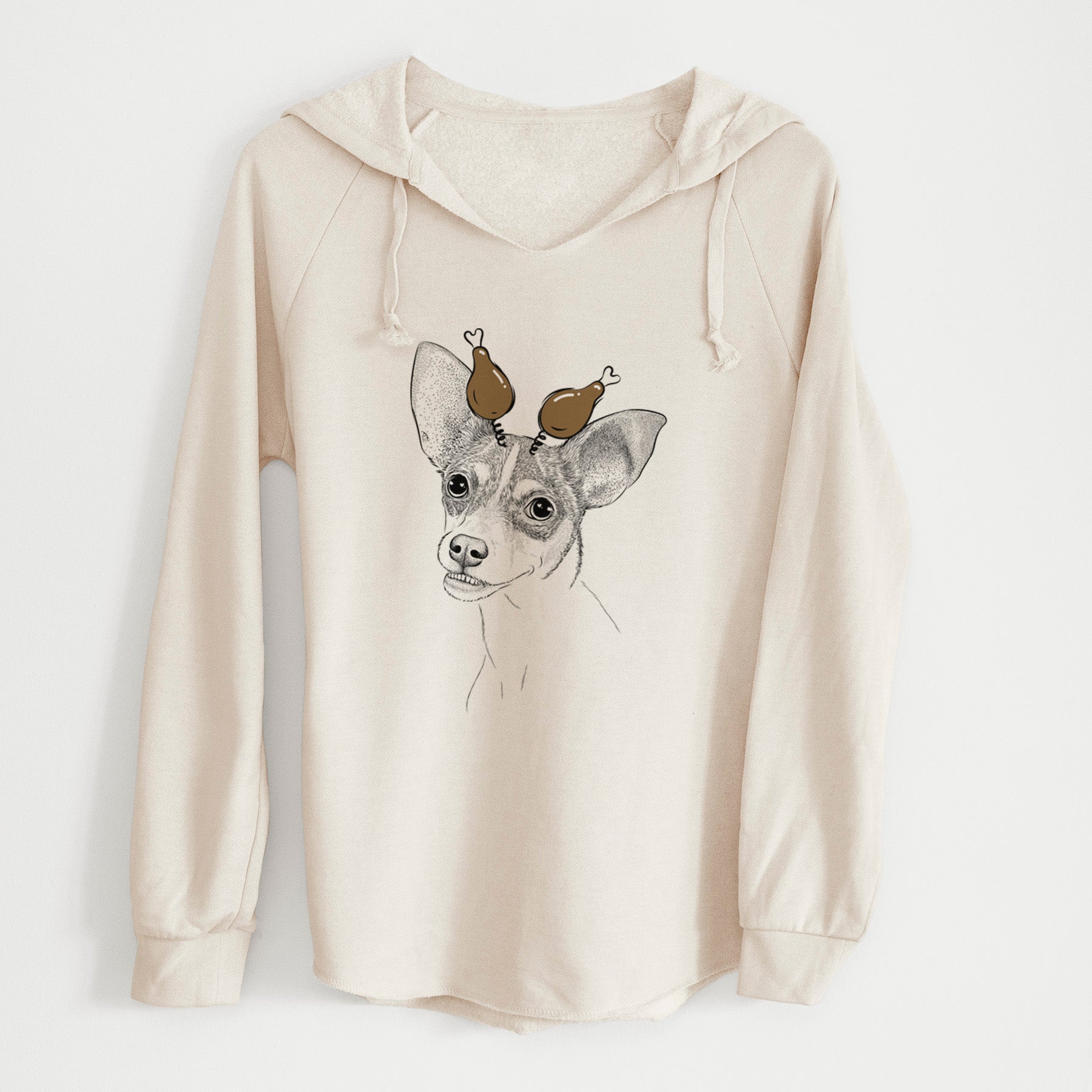 Thanksgiving Kailani the Chihuahua Mix - Cali Wave Hooded Sweatshirt