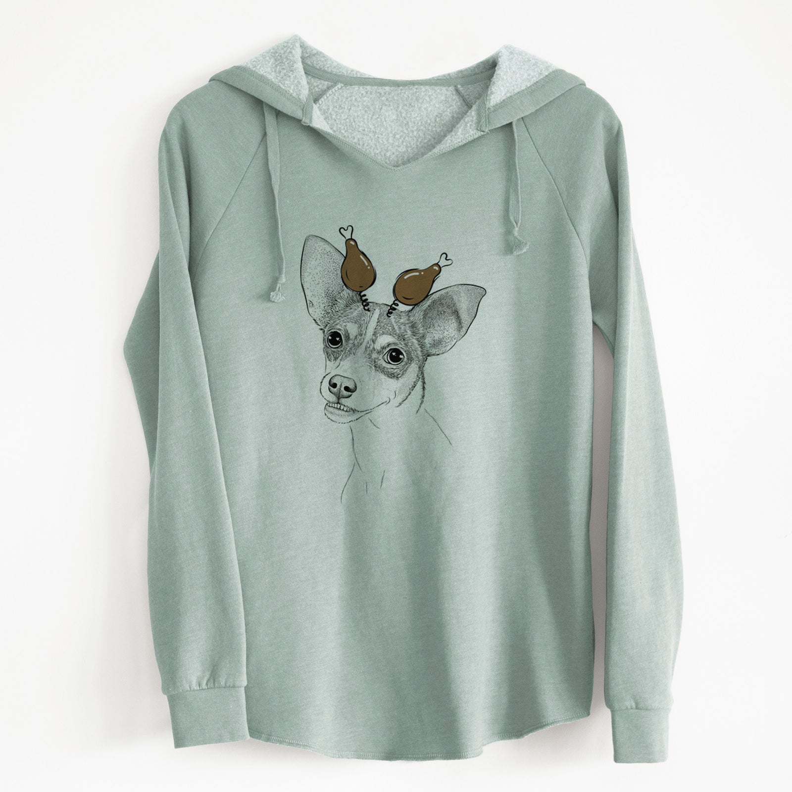 Thanksgiving Kailani the Chihuahua Mix - Cali Wave Hooded Sweatshirt
