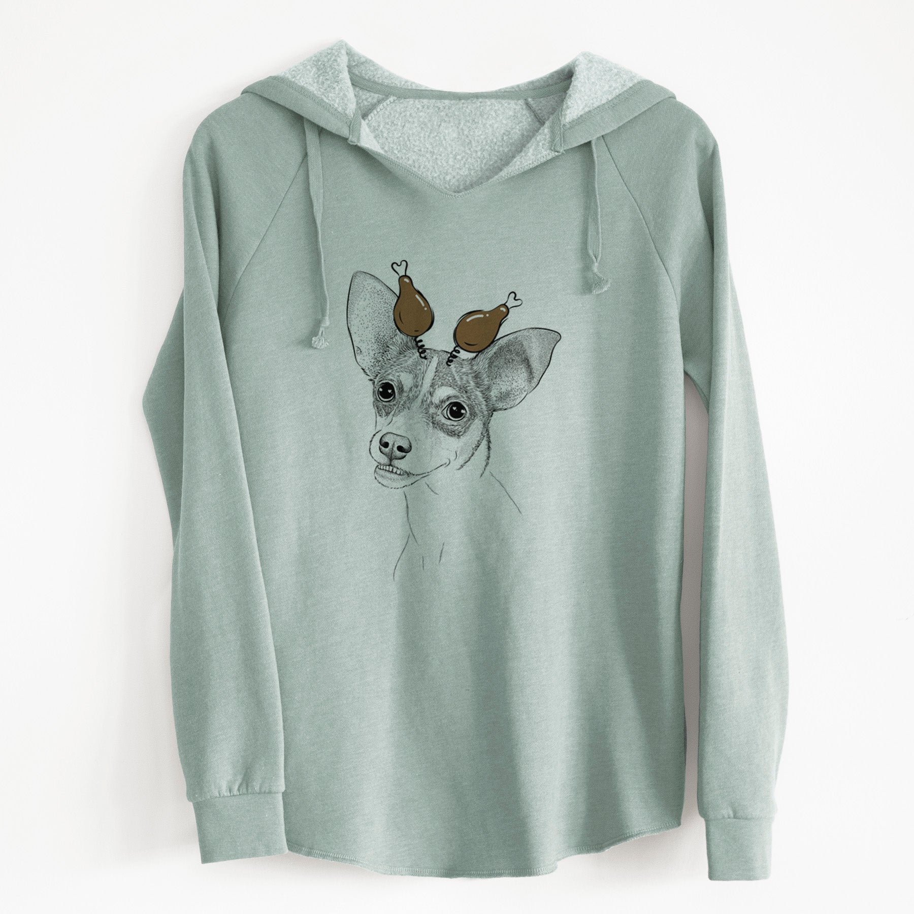 Thanksgiving Kailani the Chihuahua Mix - Cali Wave Hooded Sweatshirt