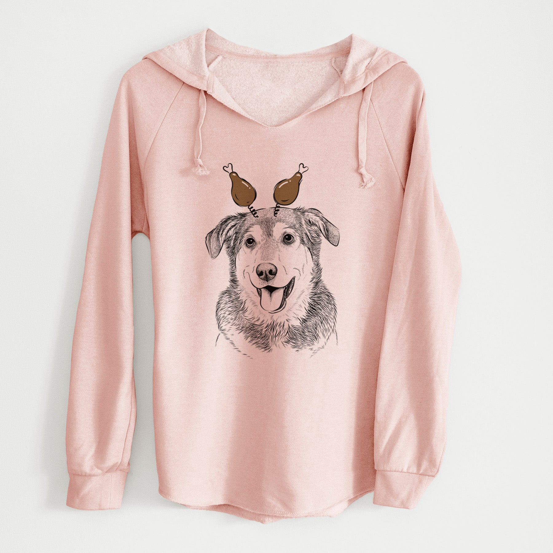 Thanksgiving Lance the Lab/Shepherd Mix - Cali Wave Hooded Sweatshirt