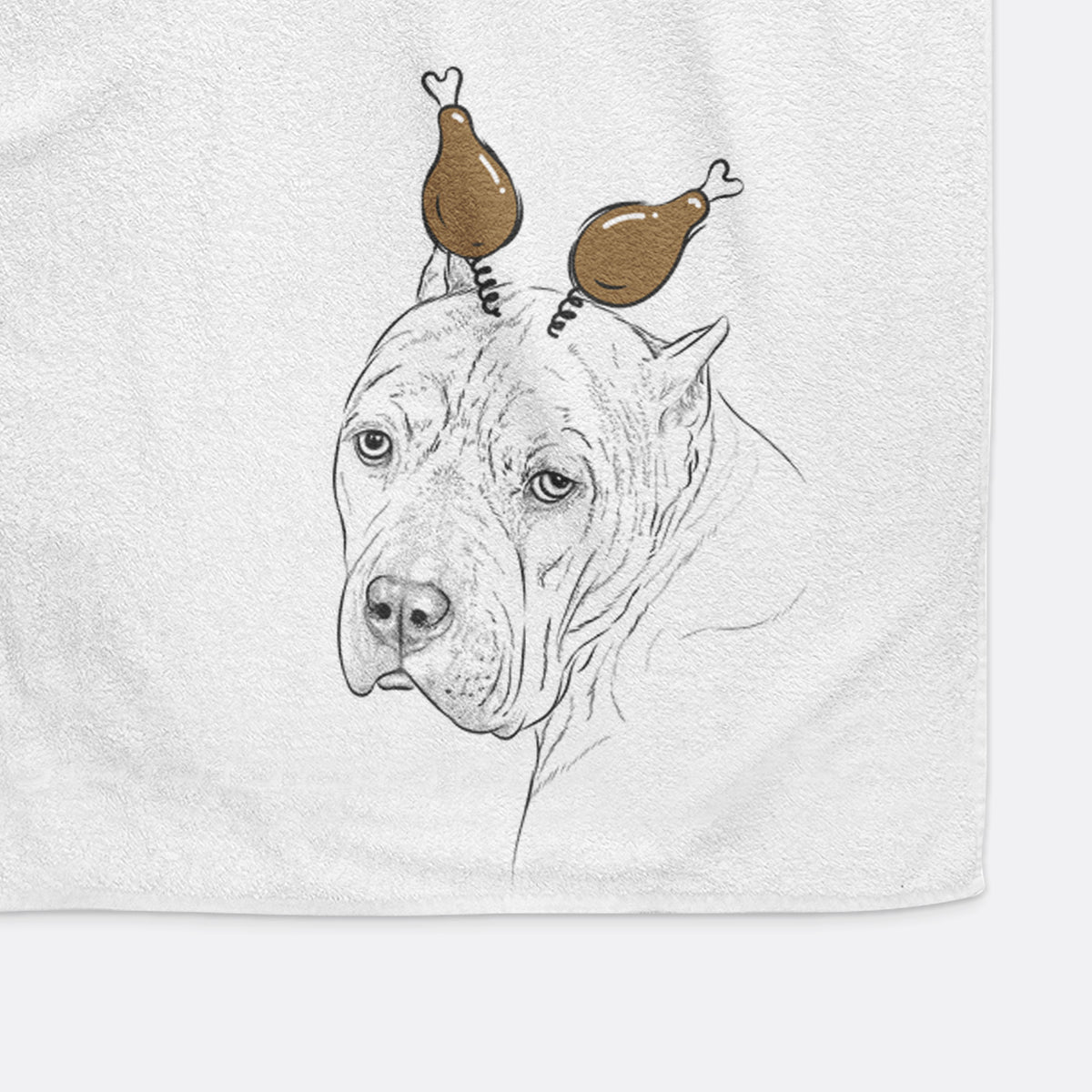 Precious the Staffordshire Terrier Decorative Hand Towel