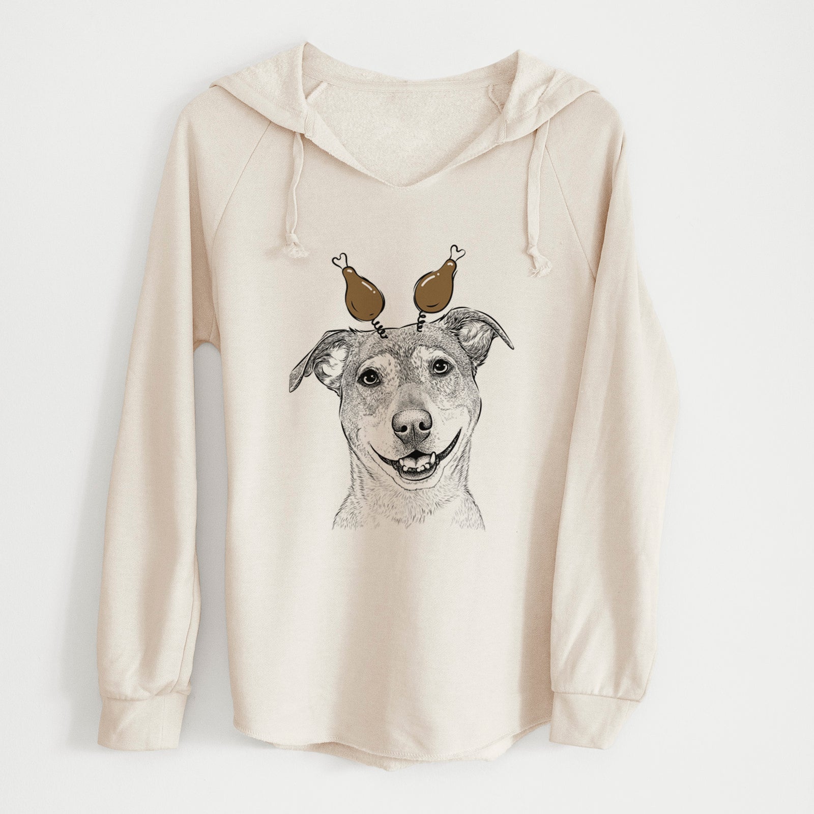 Thanksgiving Reese the Mountain Cur - Cali Wave Hooded Sweatshirt