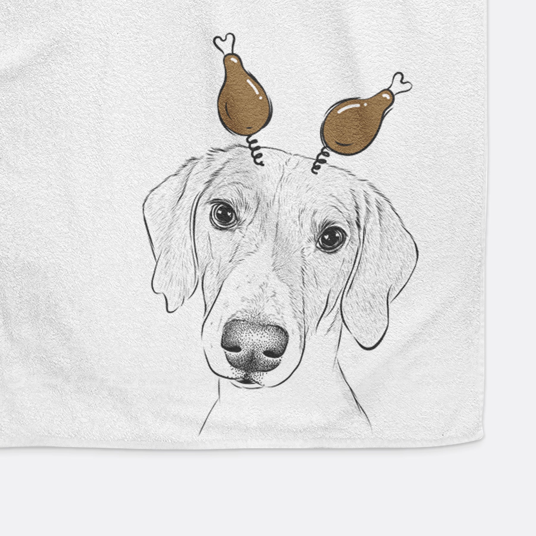 Stanley the Foxhound Decorative Hand Towel