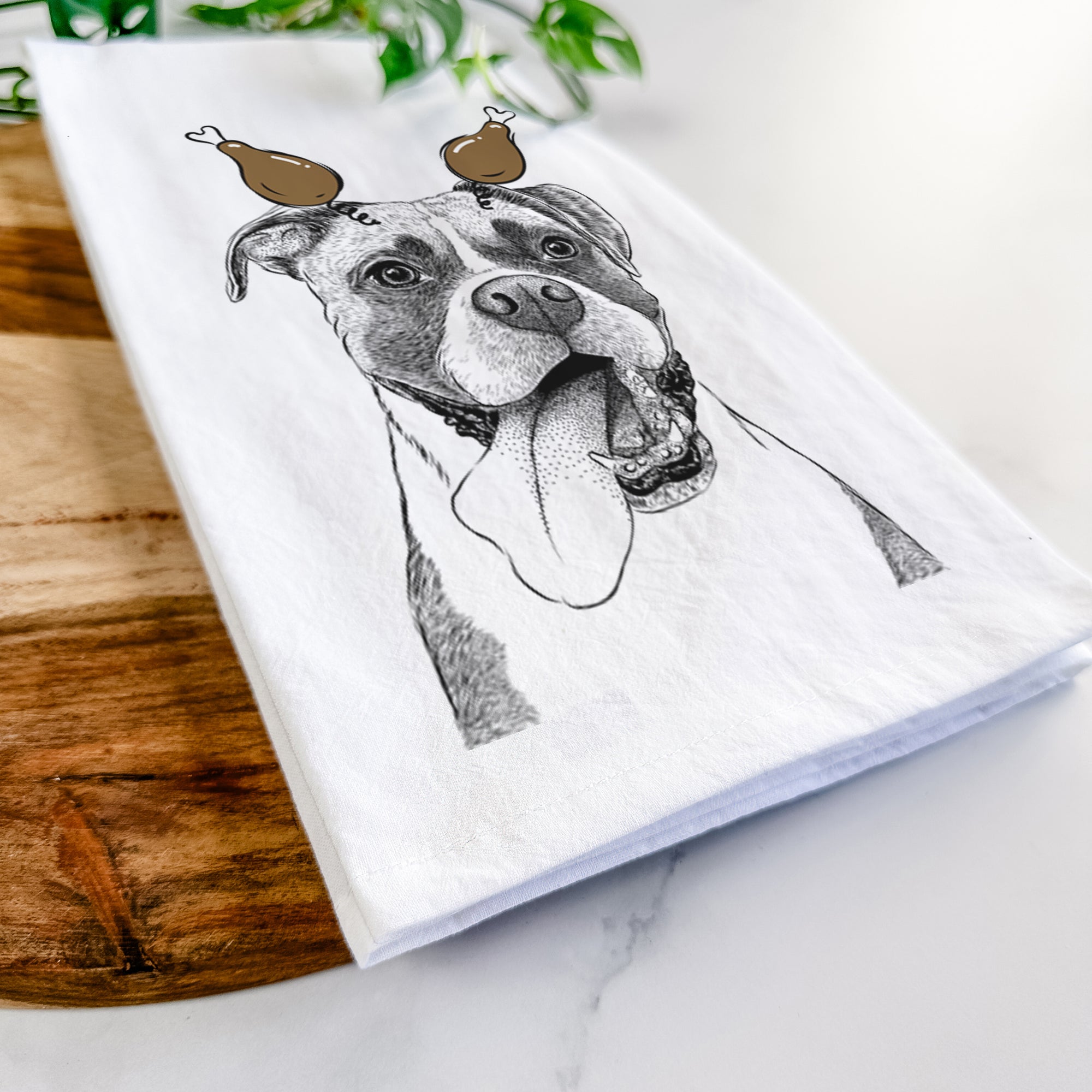 Tuckeroo the Boxer Tea Towel