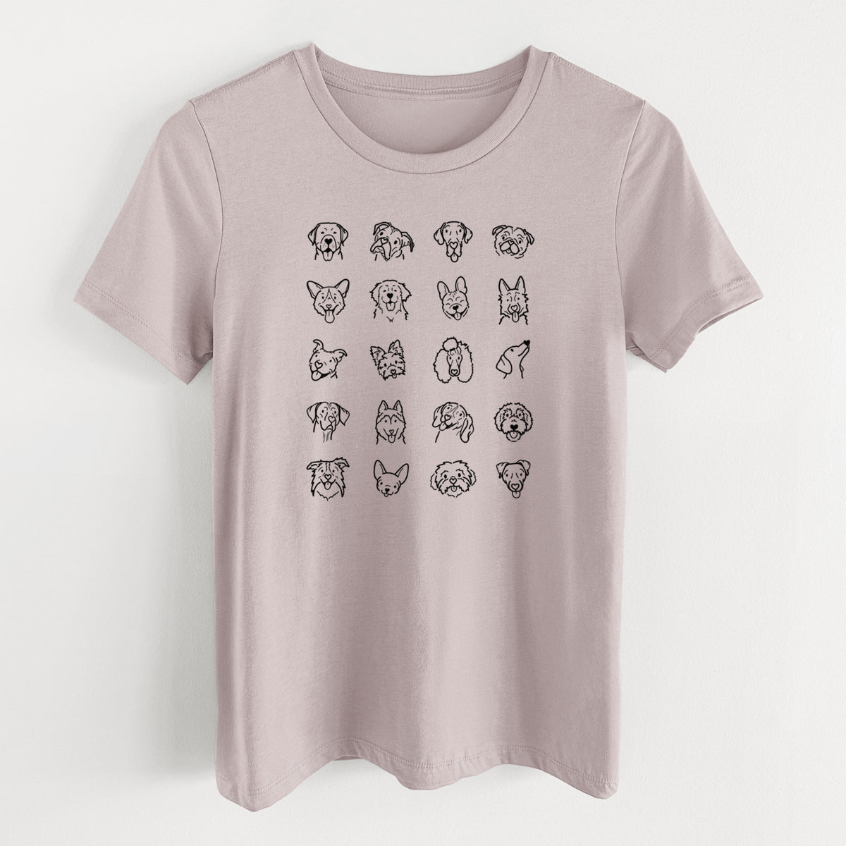 They Doggy Bunch - Women's Lightweight Relaxed Fit 100% Cotton Crewneck
