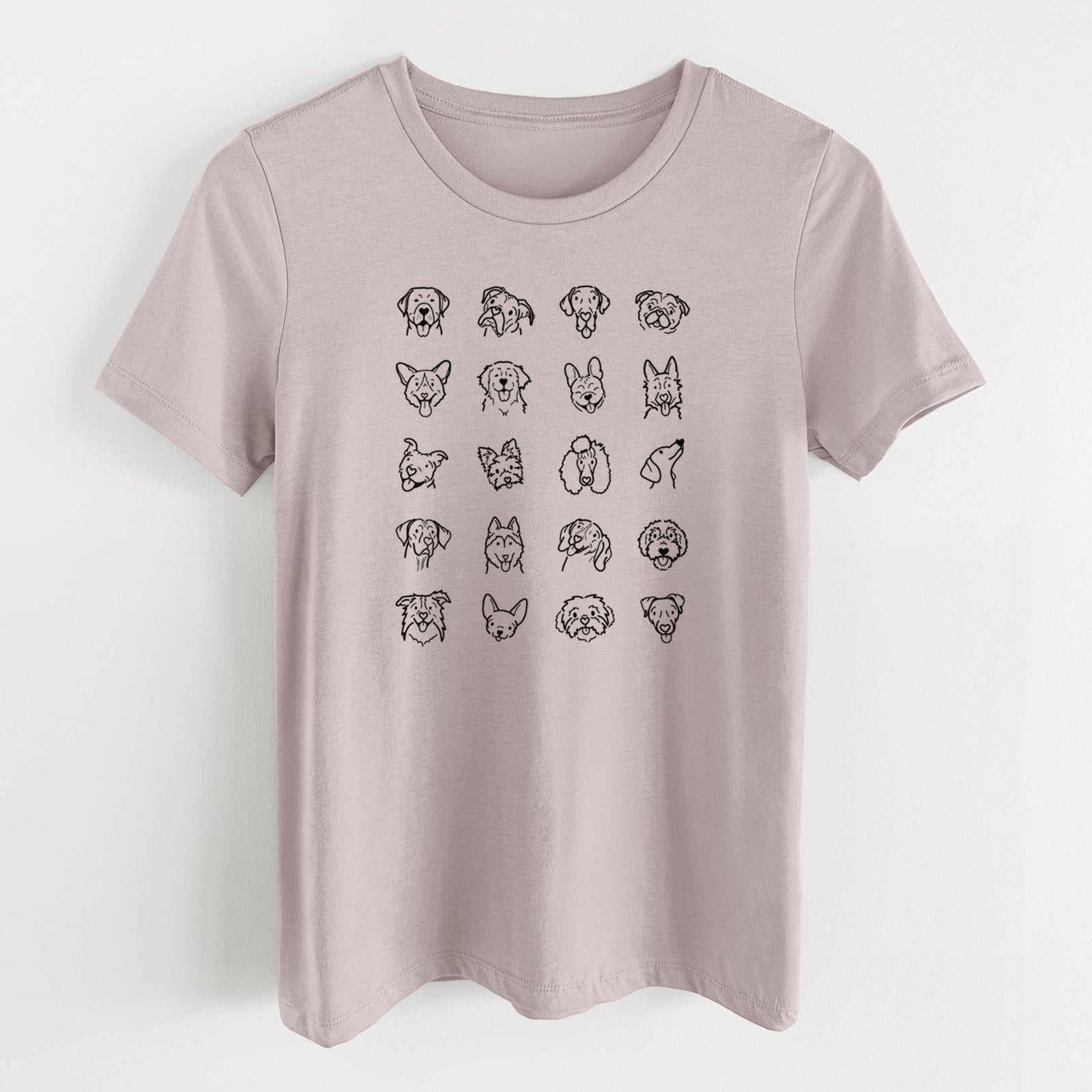 They Doggy Bunch - Women's Lightweight Relaxed Fit 100% Cotton Crewneck