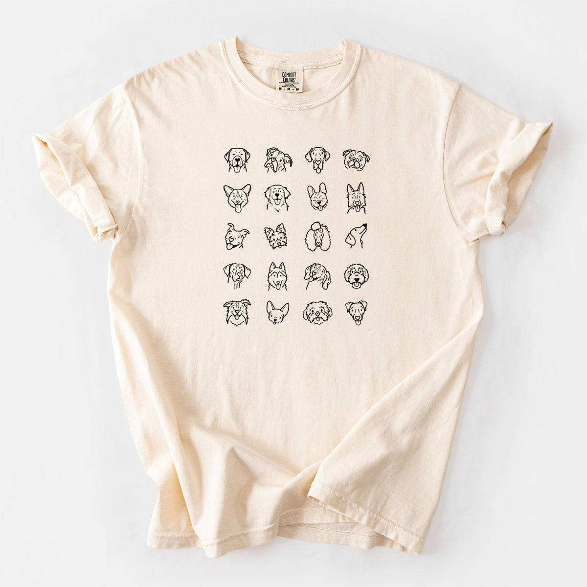 They Doggy Bunch - Unisex Comfort Colors Garment-Dyed Heavyweight T-shirt in Ivory