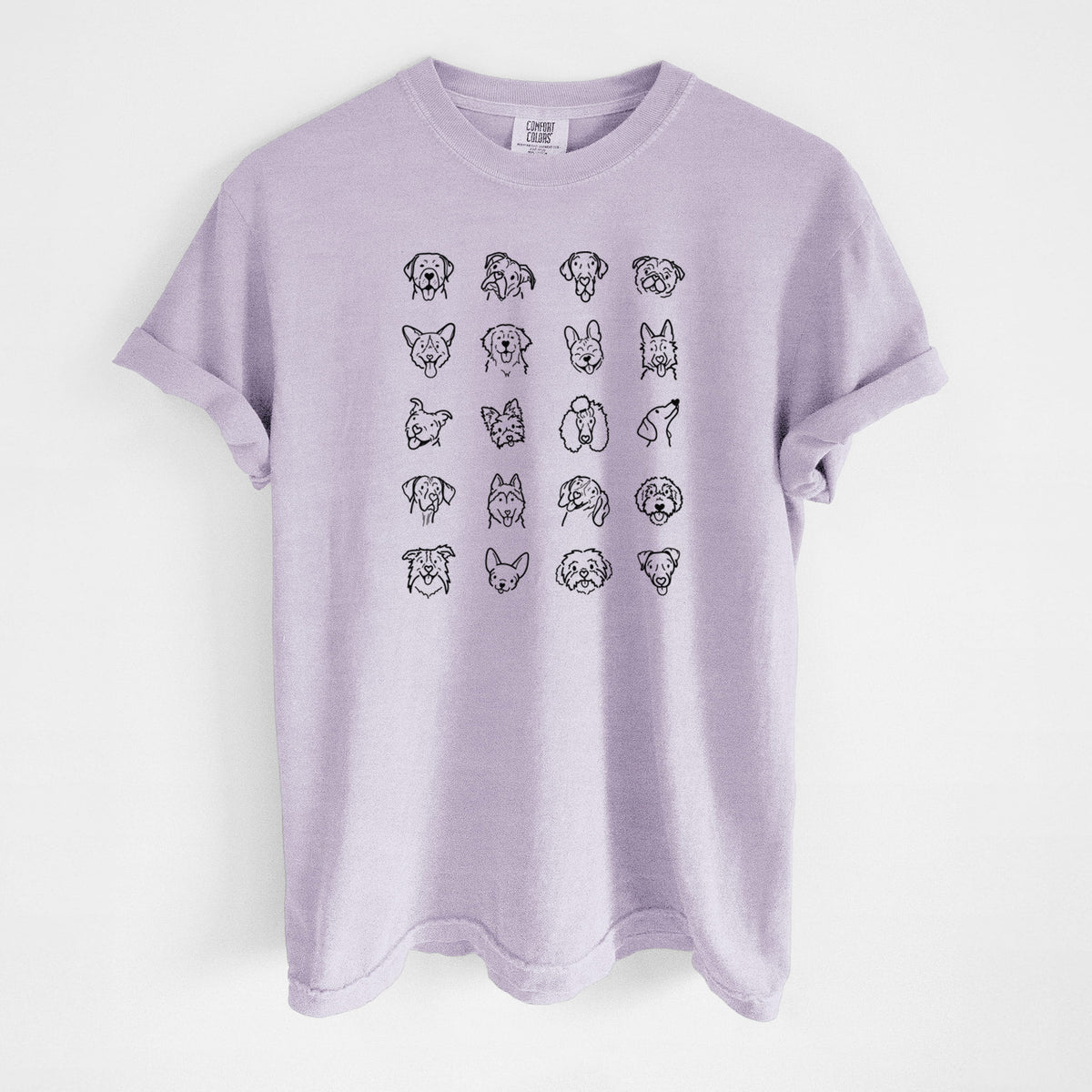 They Doggy Bunch - Unisex Comfort Colors Garment-Dyed Heavyweight T-shirt in Orchid