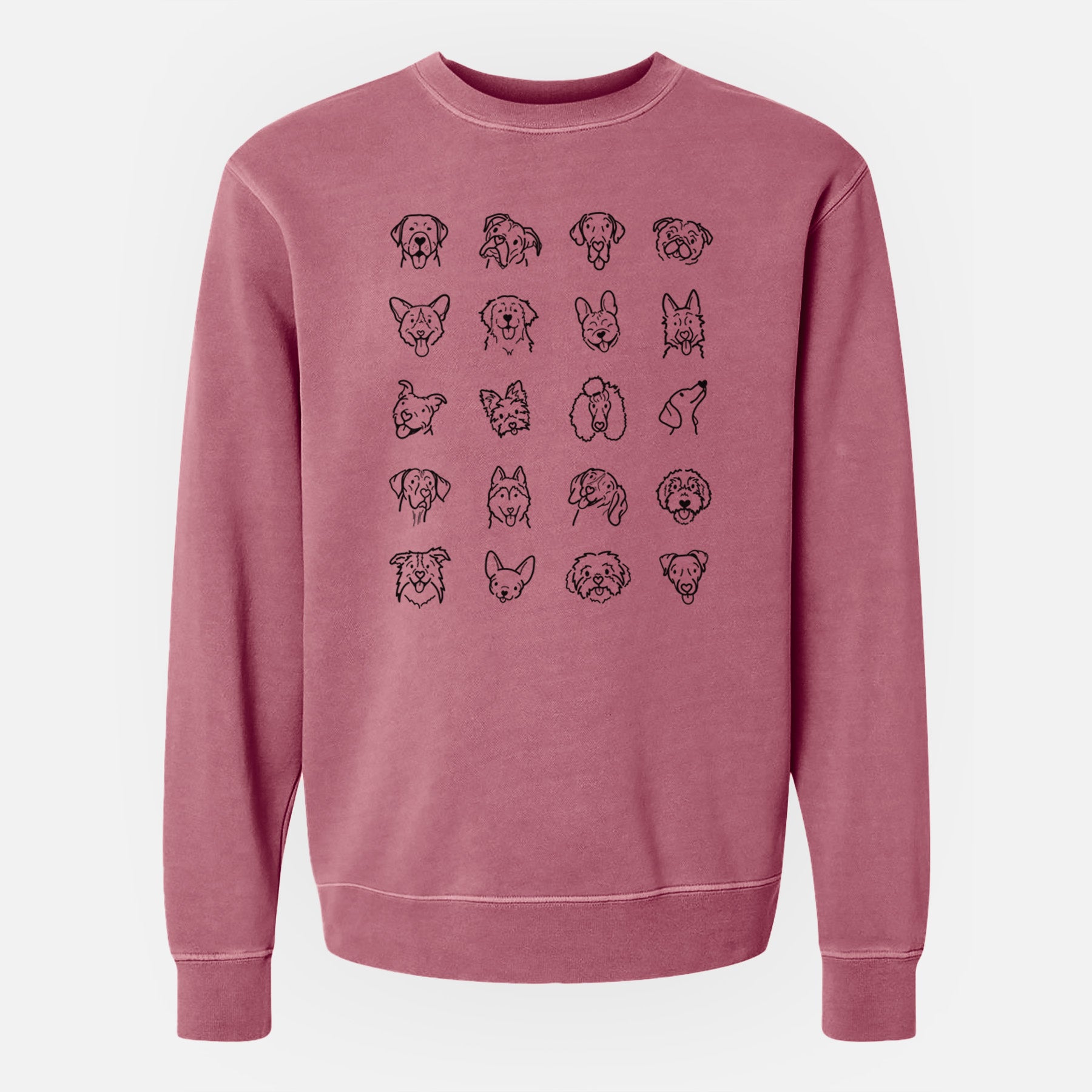 They Doggy Bunch - Unisex Pigment Dyed Crew Sweatshirt