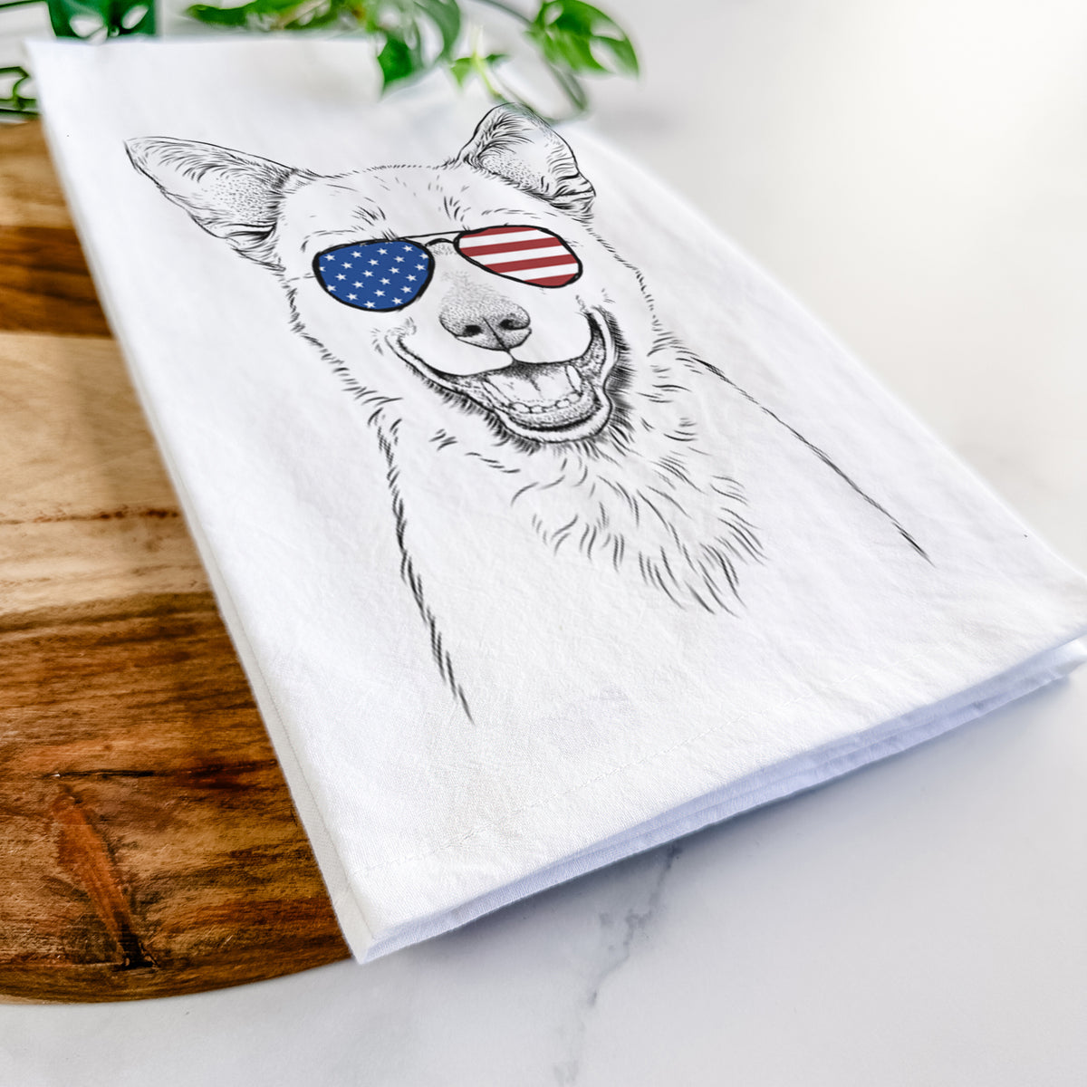 Arden the Australian Kelpie Tea Towel