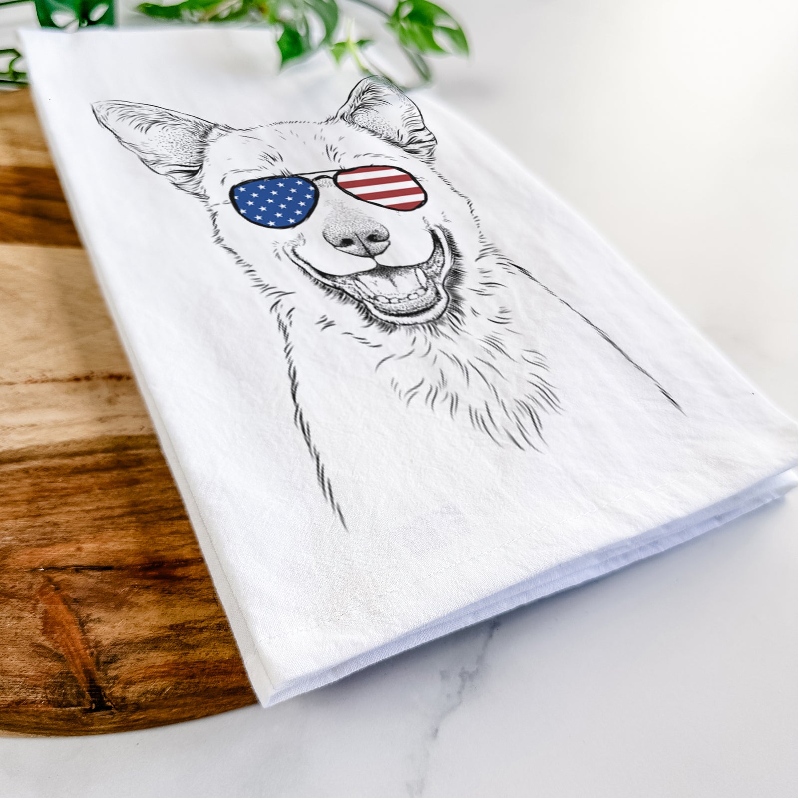 Arden the Australian Kelpie Tea Towel