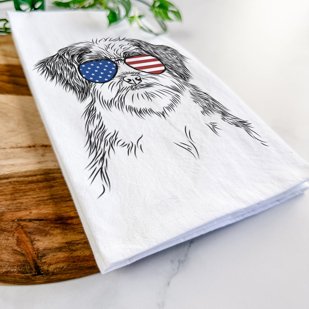 Asa the Havanese Tea Towel