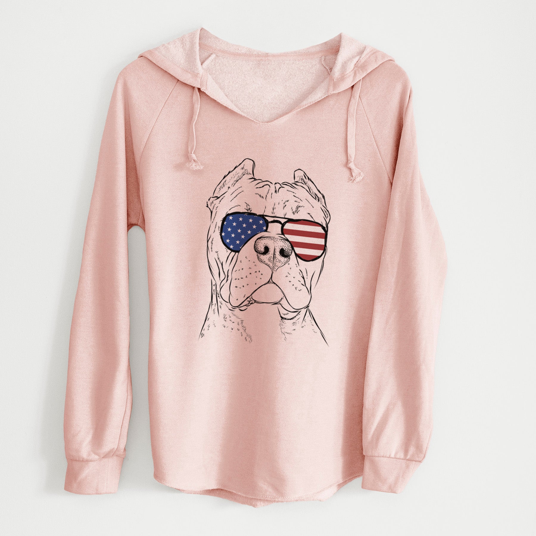 USA Bam Bam the Pitbull - Cali Wave Hooded Sweatshirt