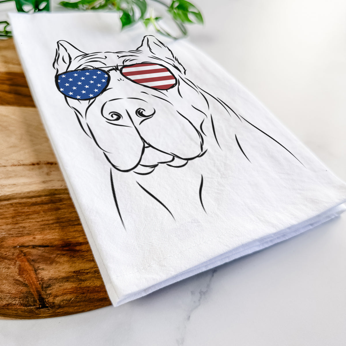 Bearson the Cane Corso Tea Towel
